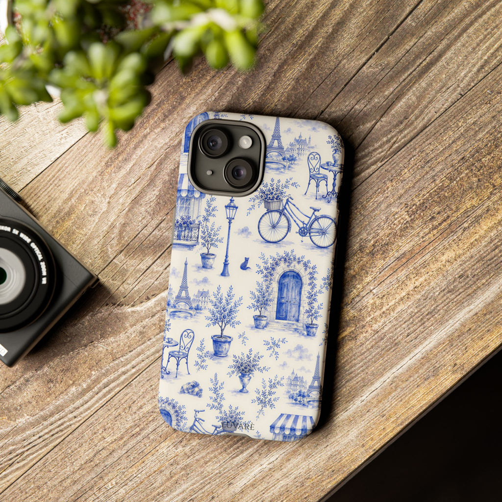 Paris Blue Toile Case