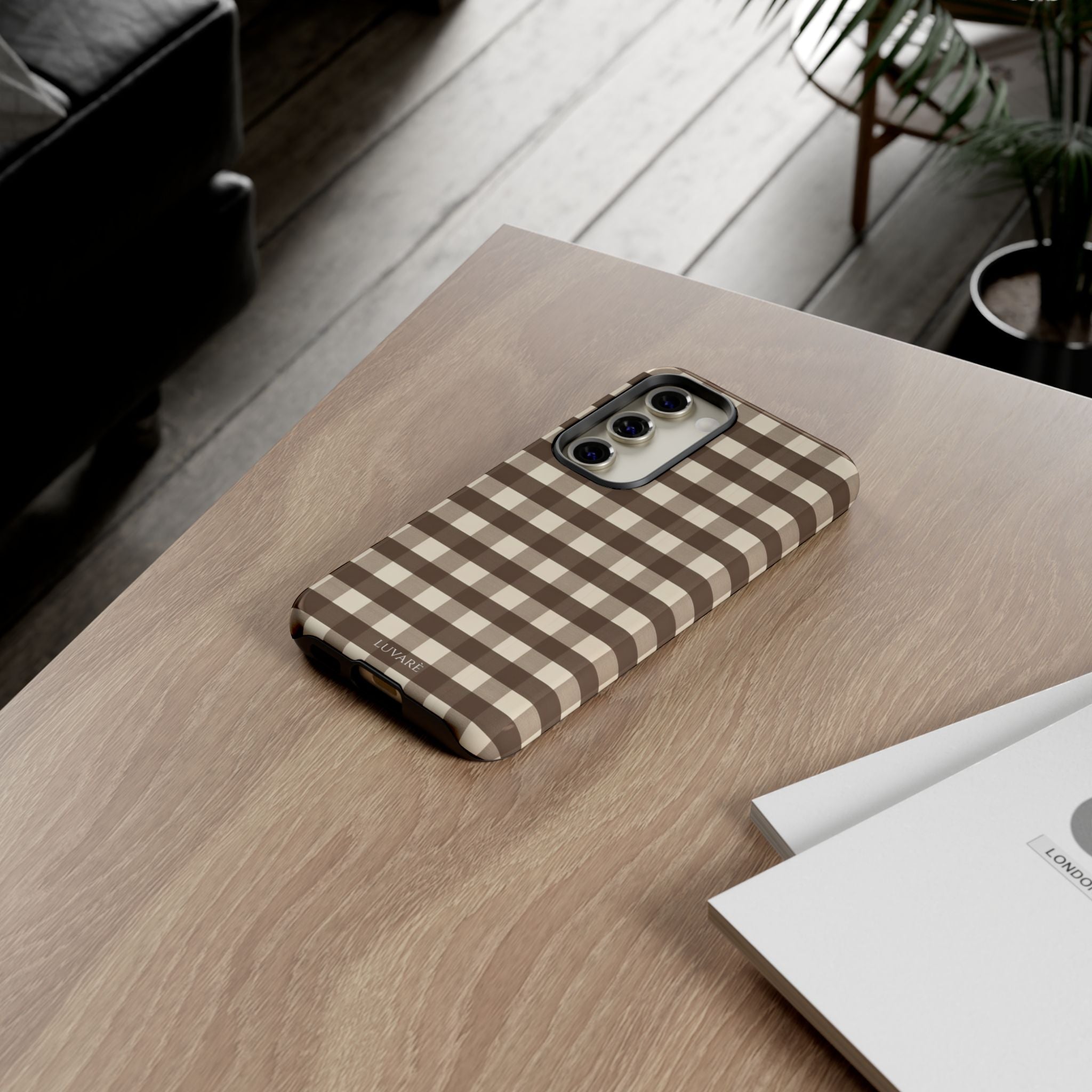 Brown Buffalo Plaid Case