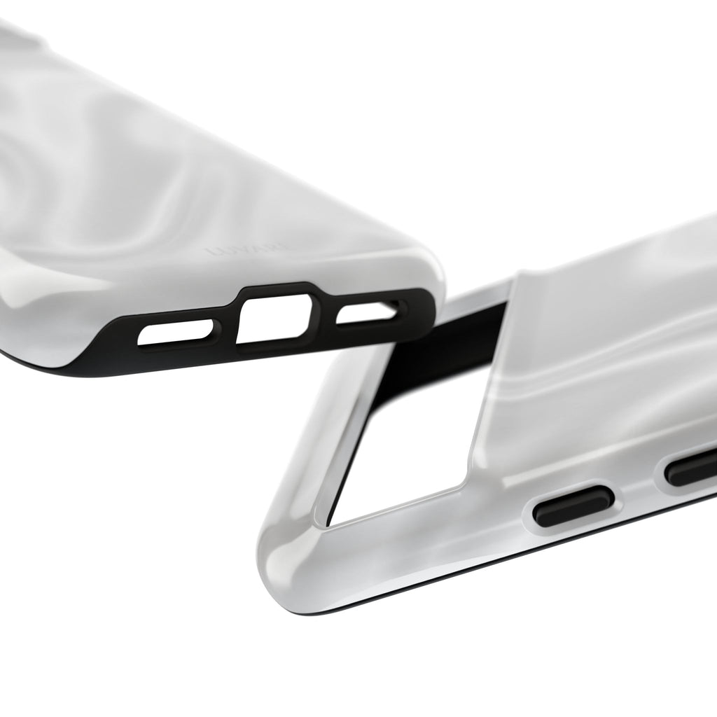 Pearl Marble Tough Phone Case — Durable Slim Impact Protection