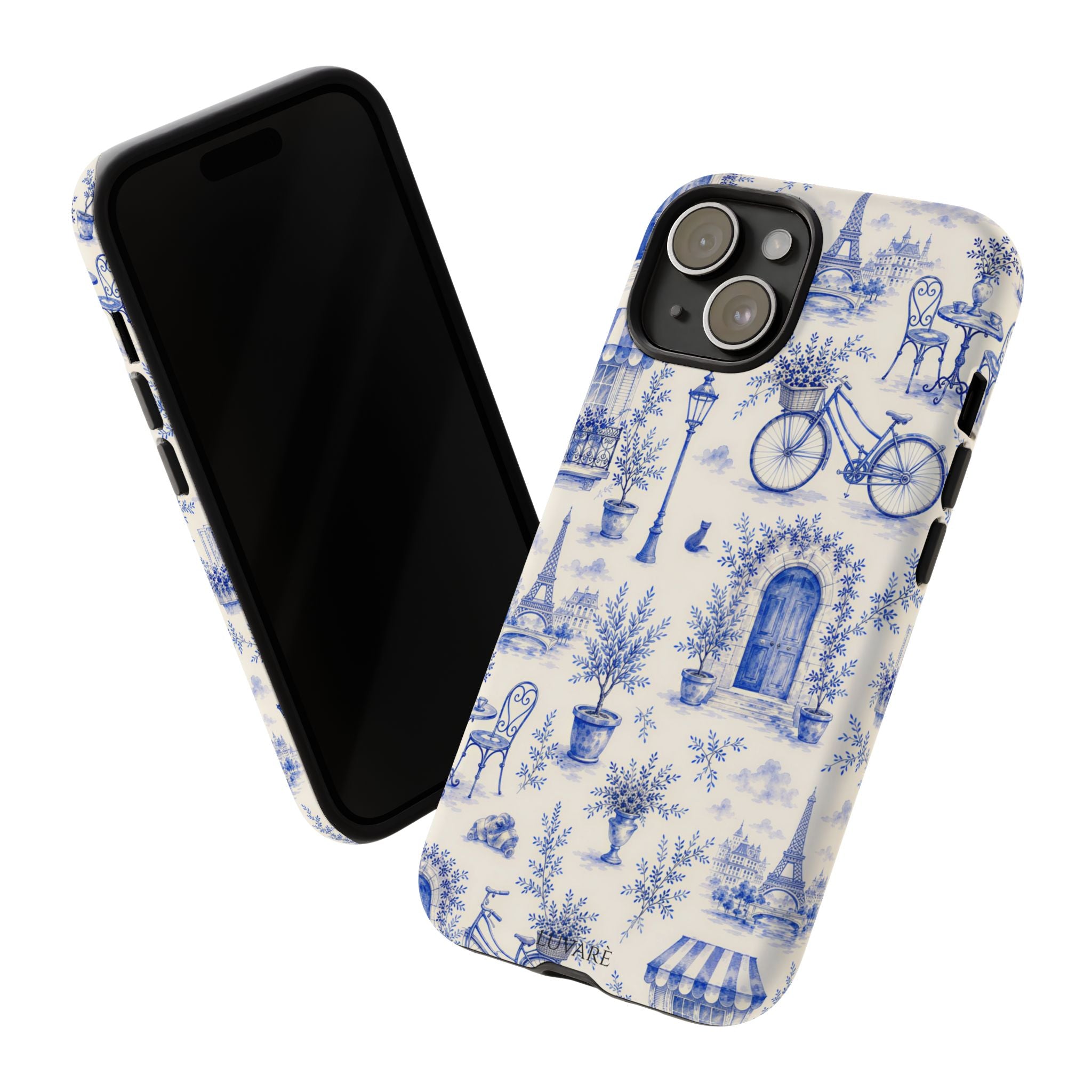 Paris Blue Toile Case