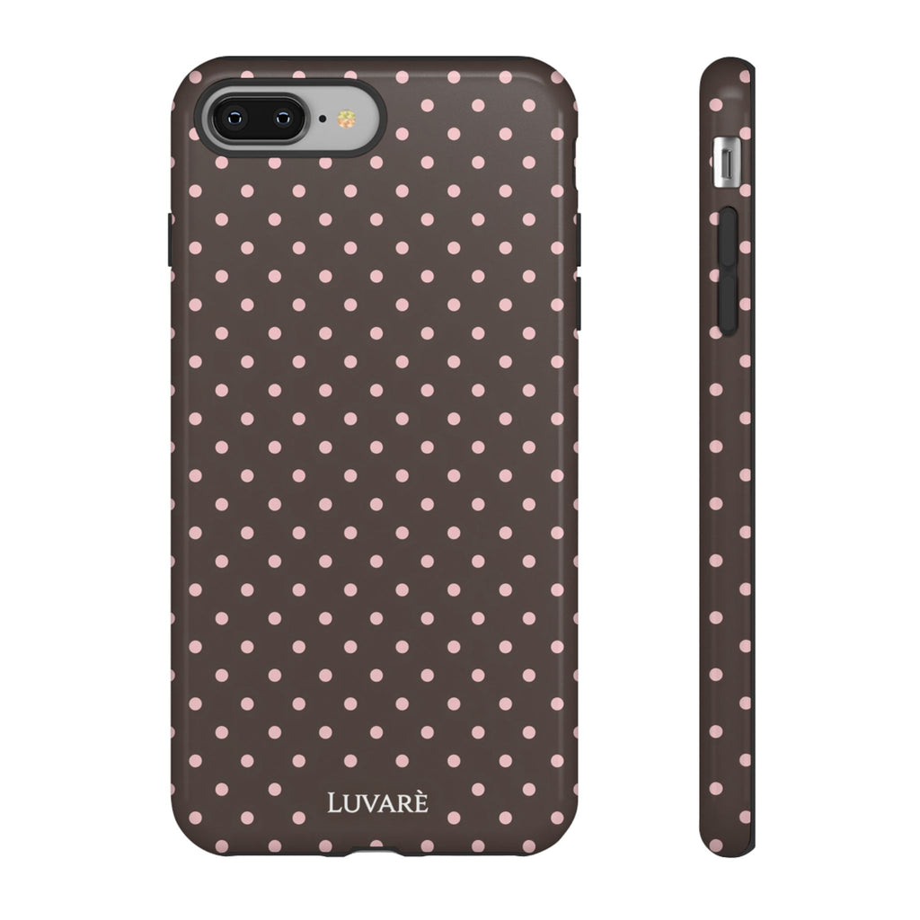 Brown Polka Dot Phone Case
