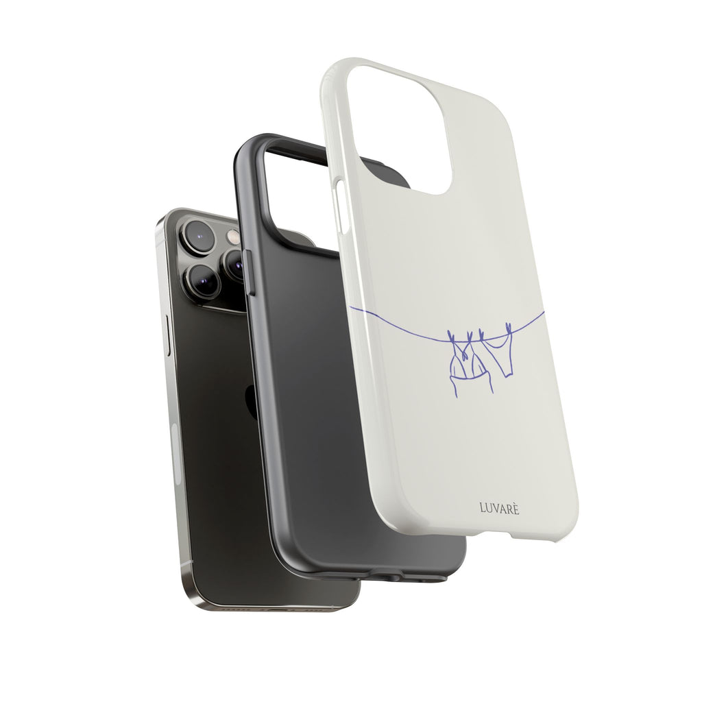 Blue Line Bikini Case