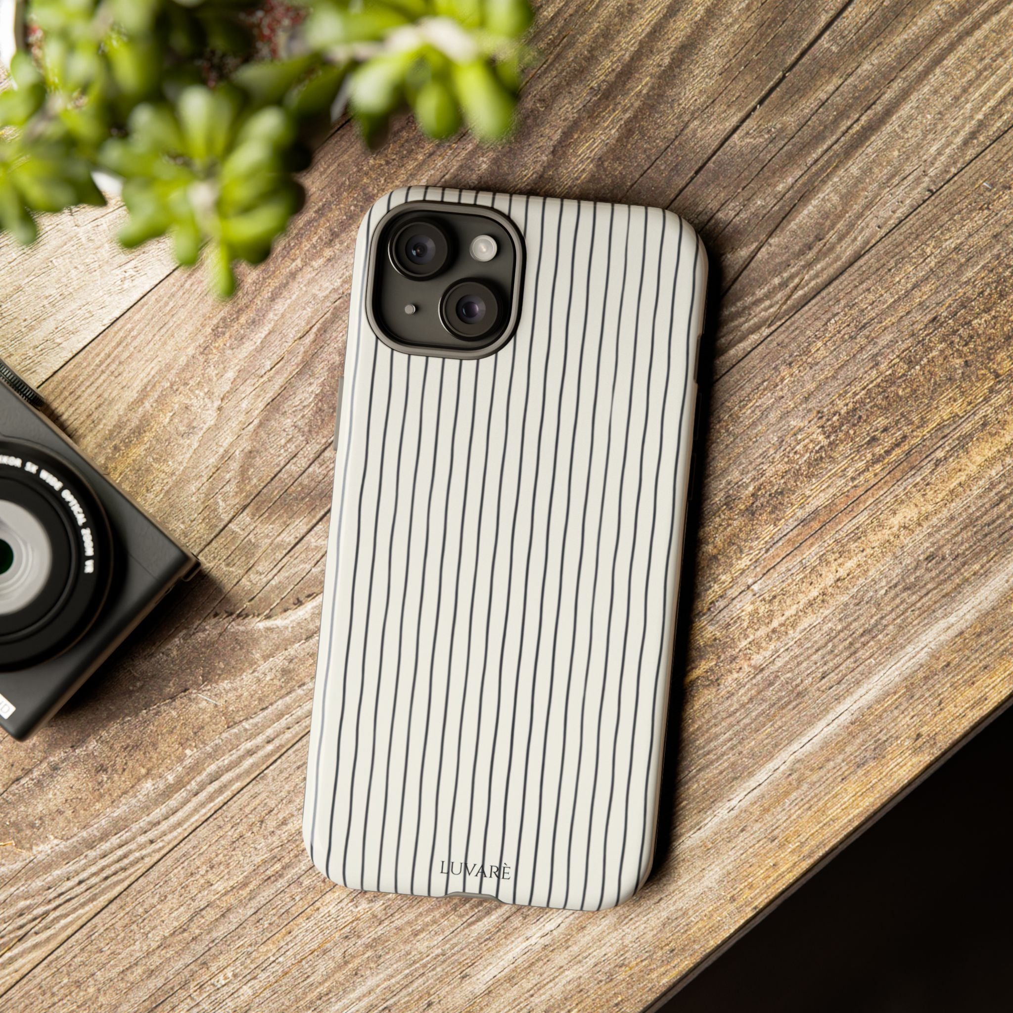 Black Pinstripe Case