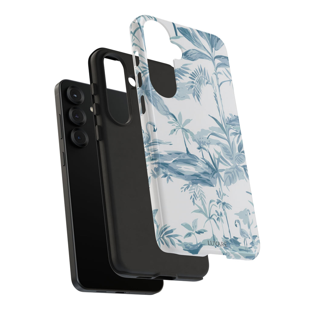 Tropical Palm Toile Case