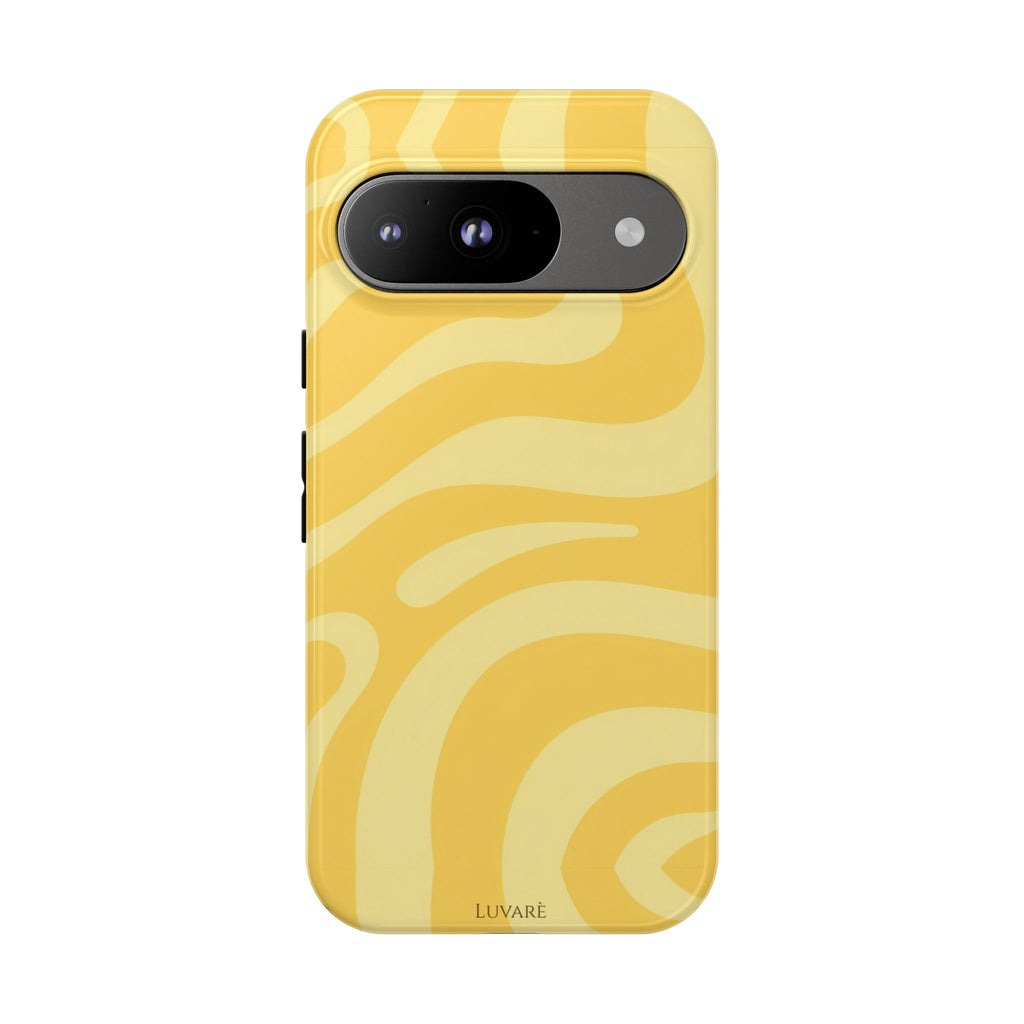 Yellow Retro Swirl Case