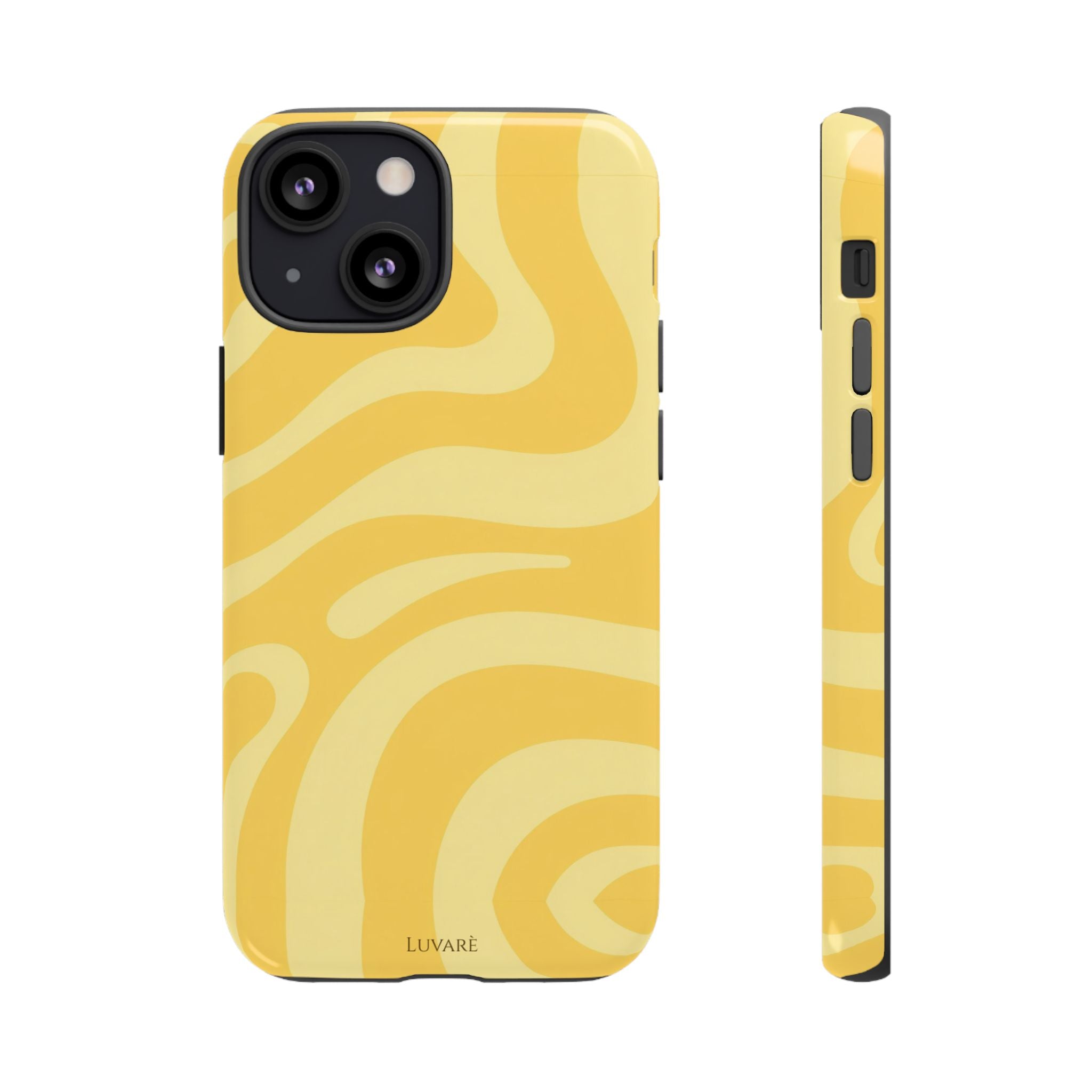 Yellow Retro Swirl Case