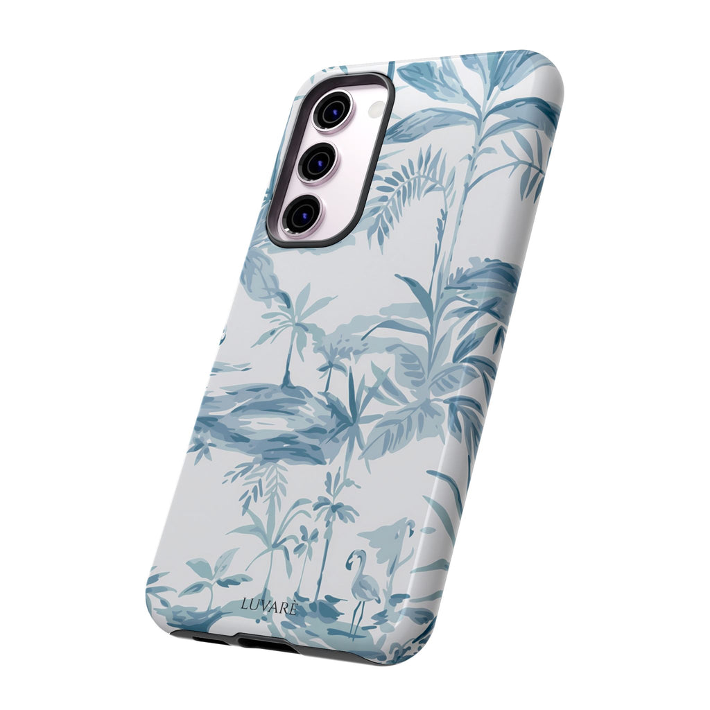 Tropical Palm Toile Case