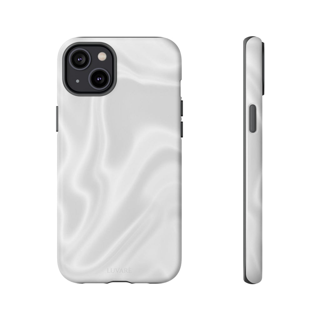 Pearl Marble Tough Phone Case — Durable Slim Impact Protection