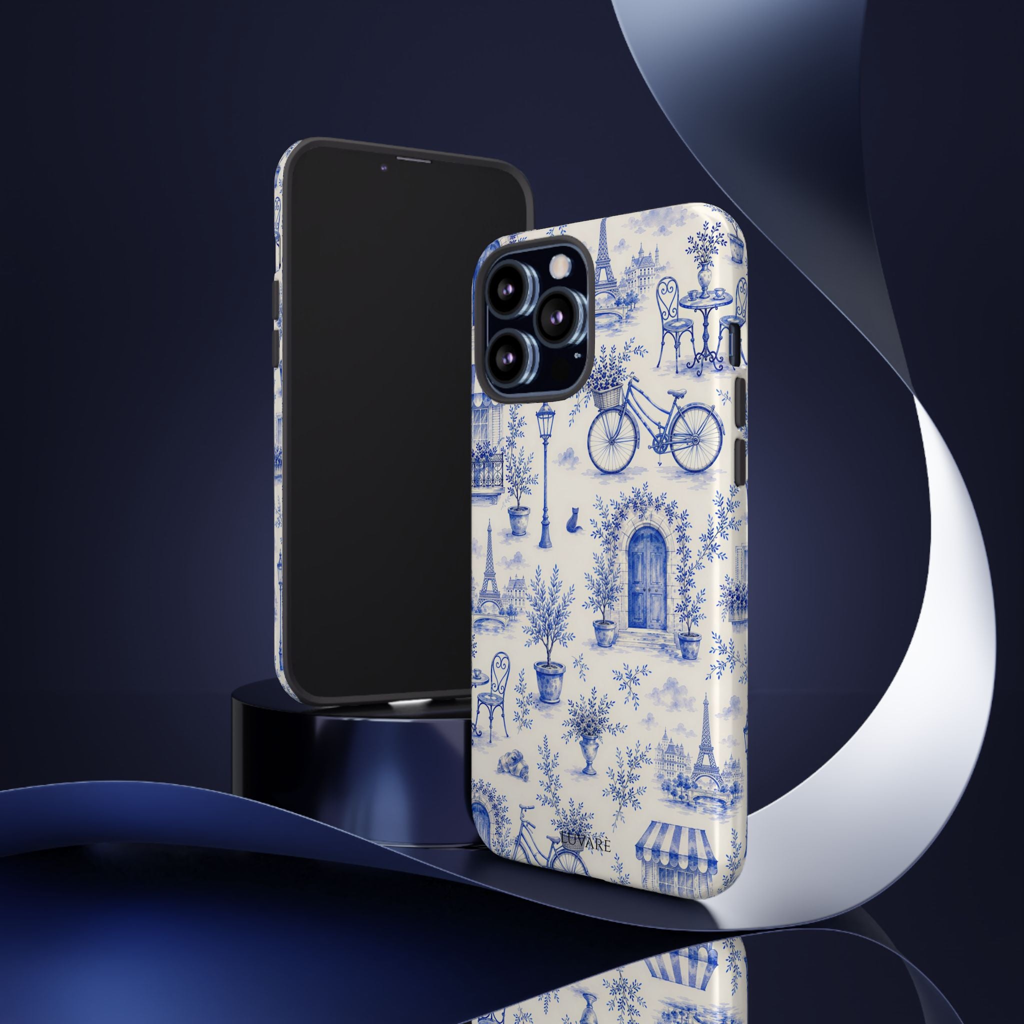 Paris Blue Toile Case