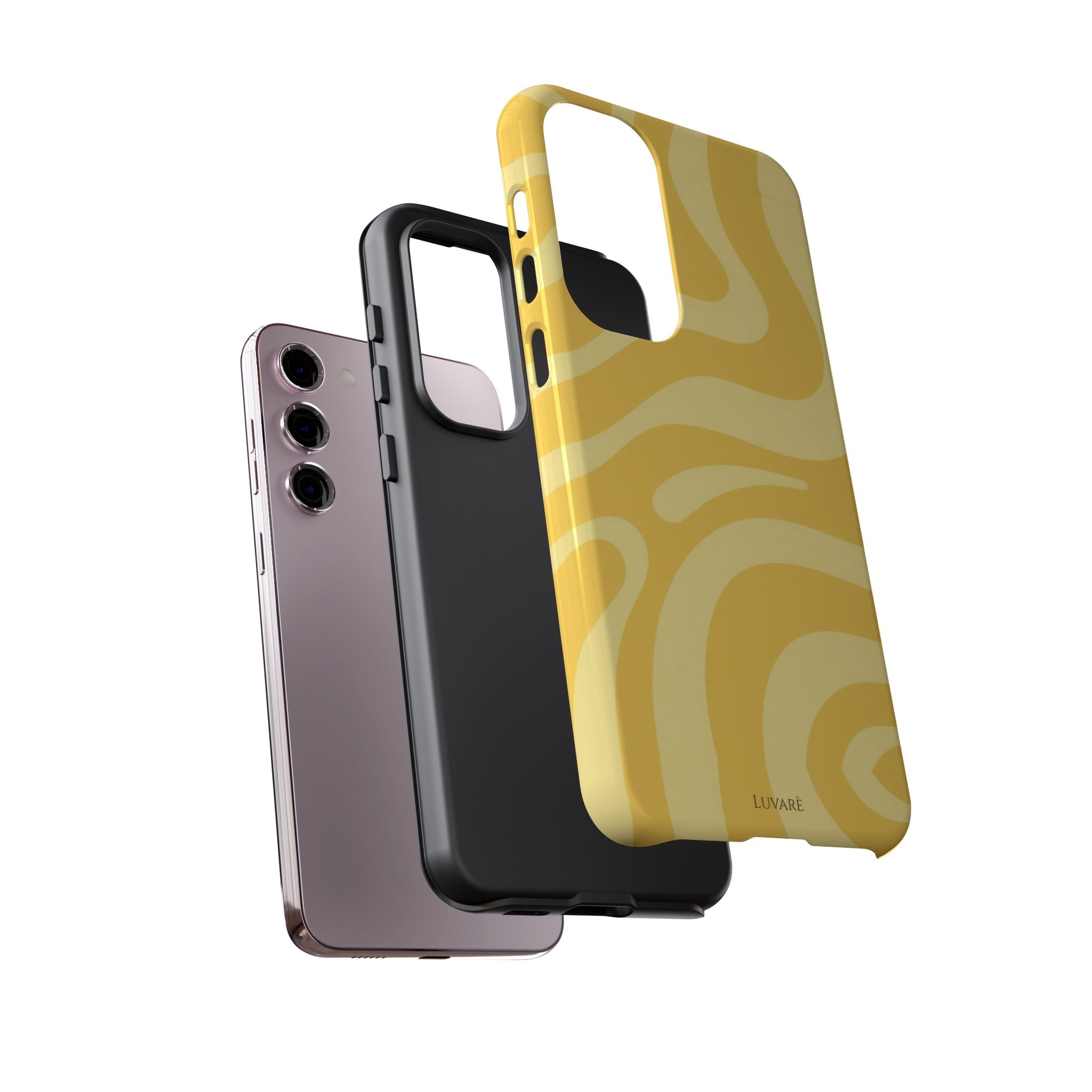 Yellow Retro Swirl Case