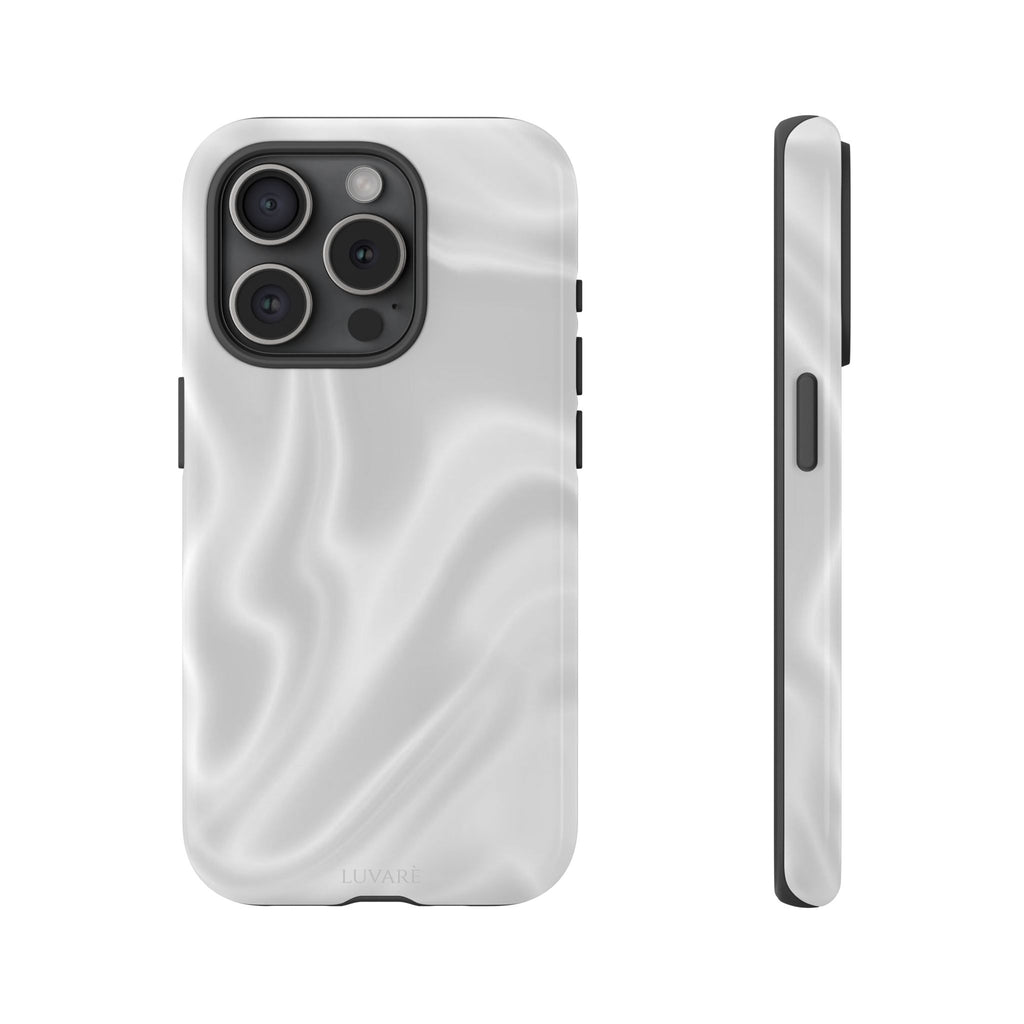 Pearl Marble Tough Phone Case — Durable Slim Impact Protection