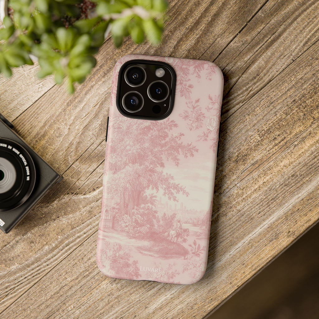Pink Vintage Toile Case