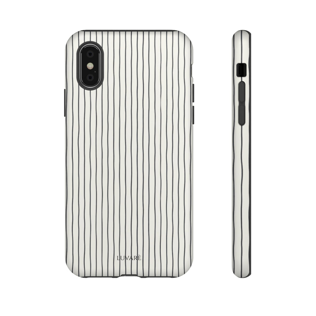 Black Pinstripe Case