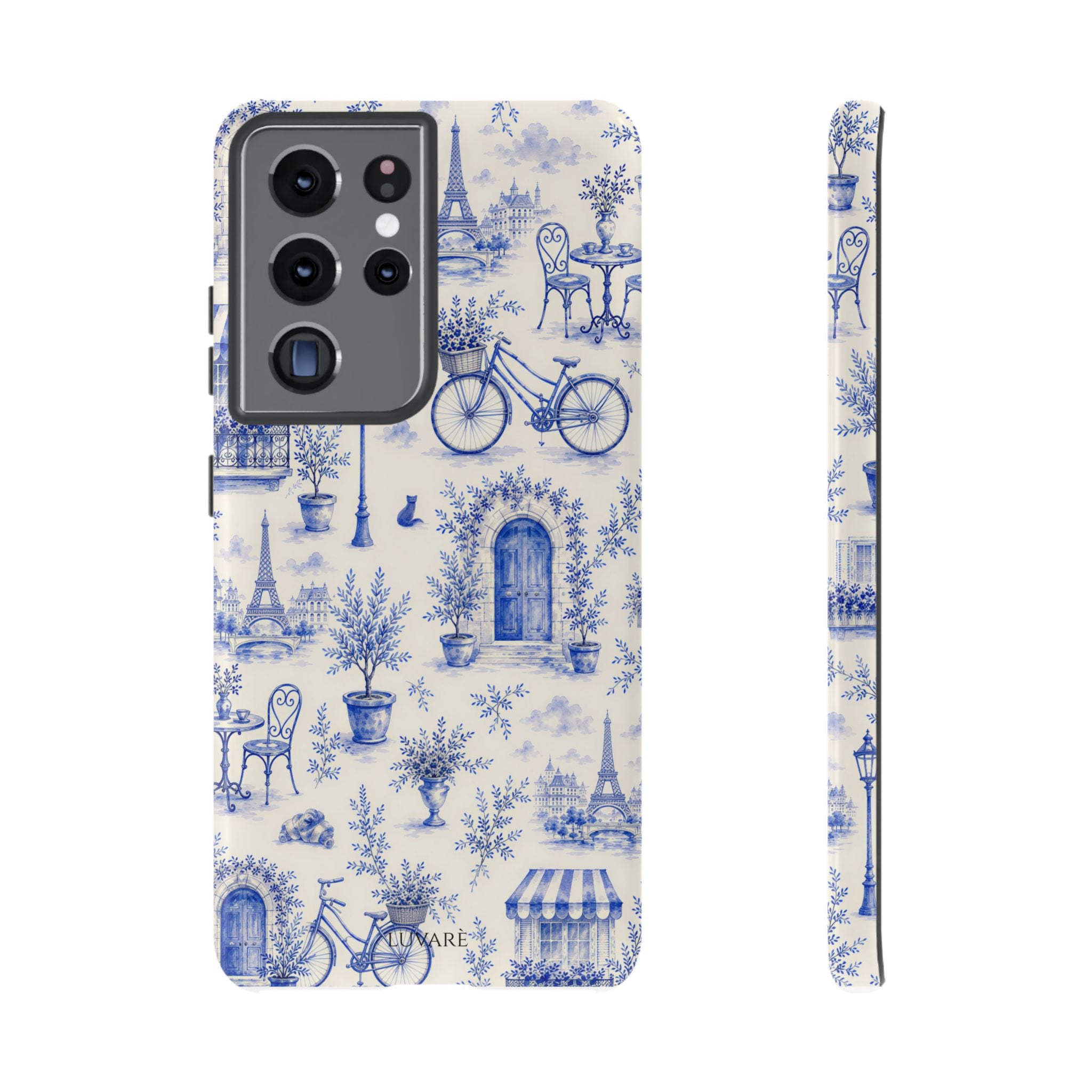 Paris Blue Toile Case