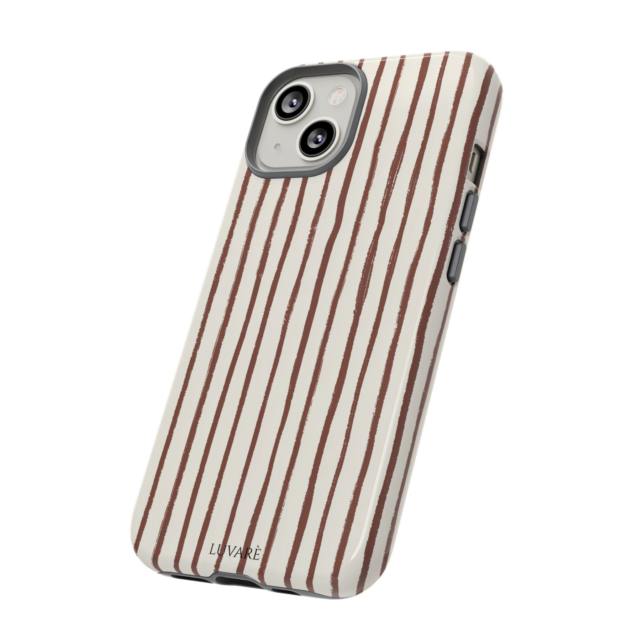 Brown Drawn Stripe Case