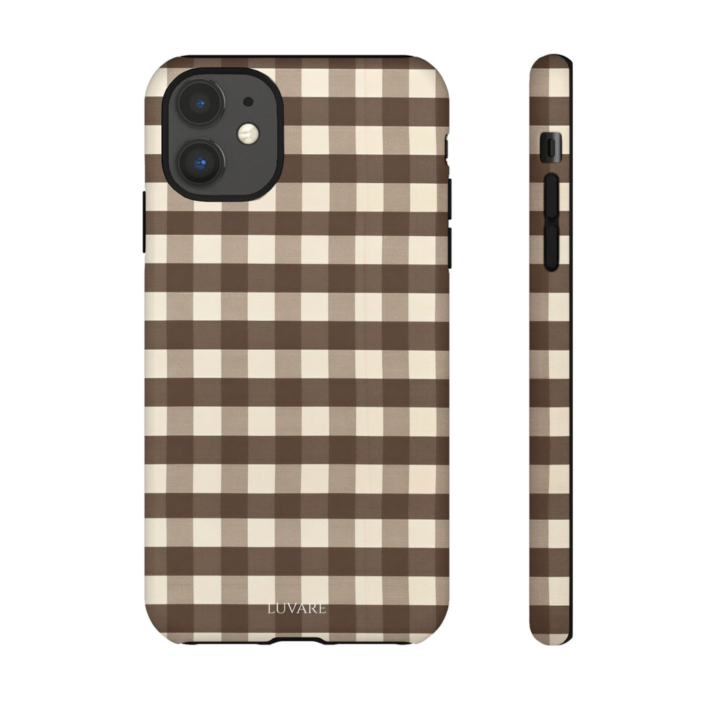 Brown Buffalo Plaid Case