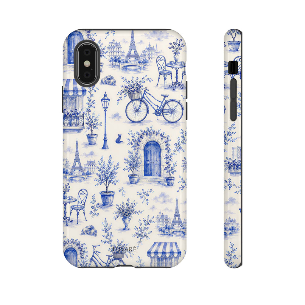 Paris Blue Toile Case