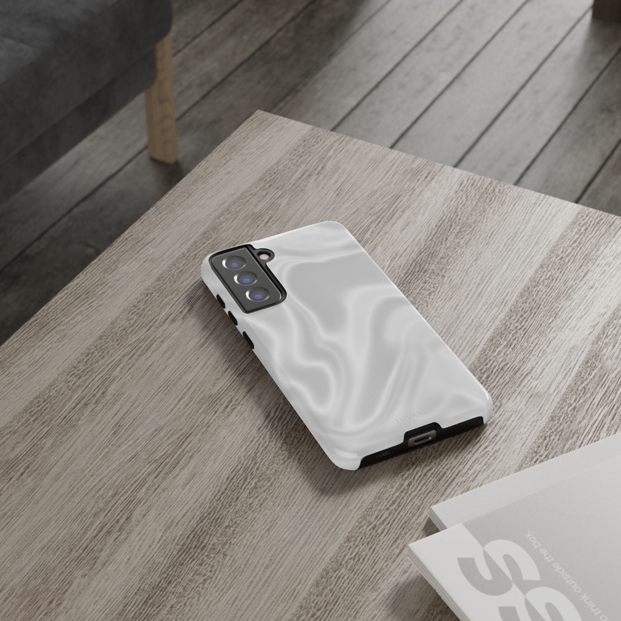 Pearl Marble Tough Phone Case — Durable Slim Impact Protection