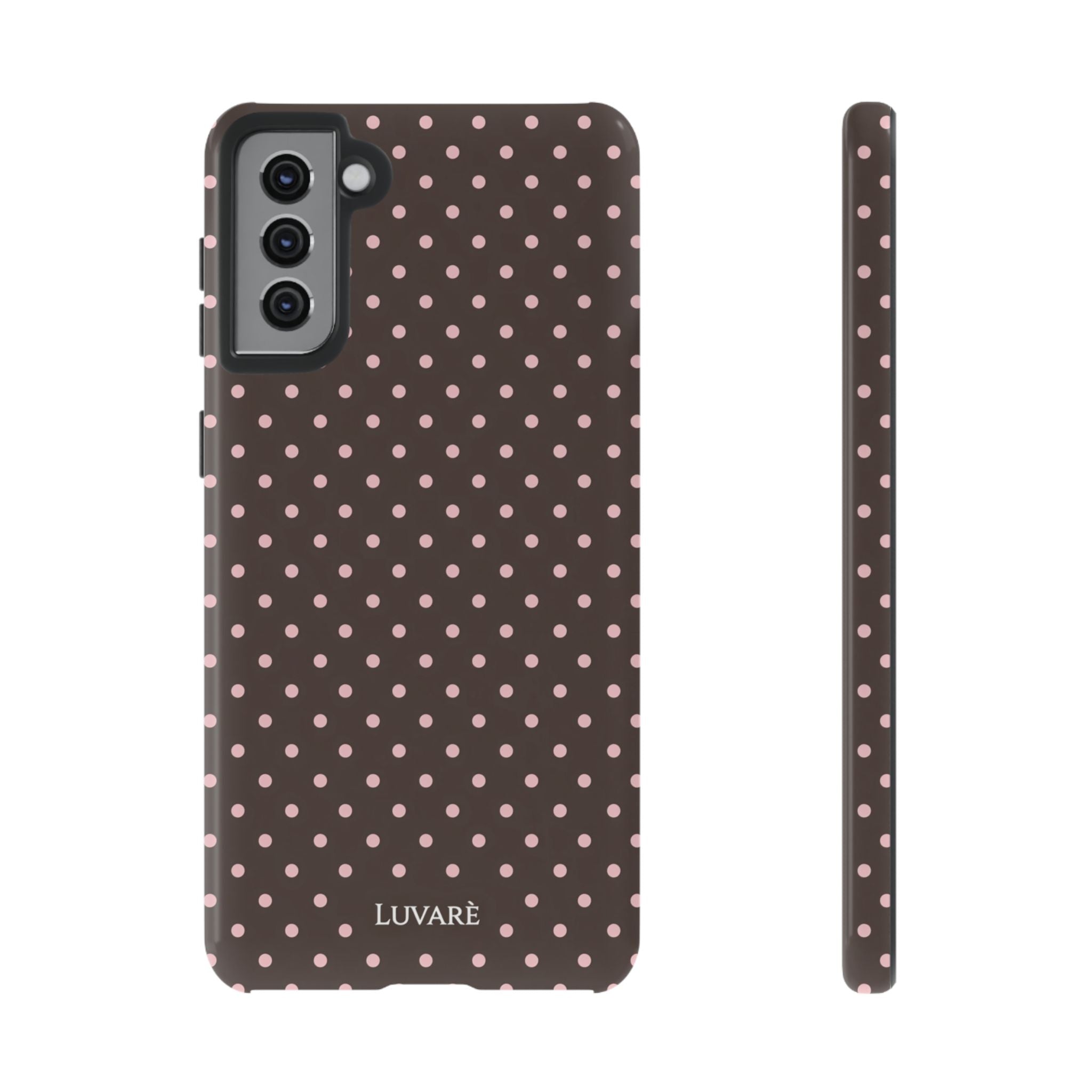 Brown Polka Dot Phone Case