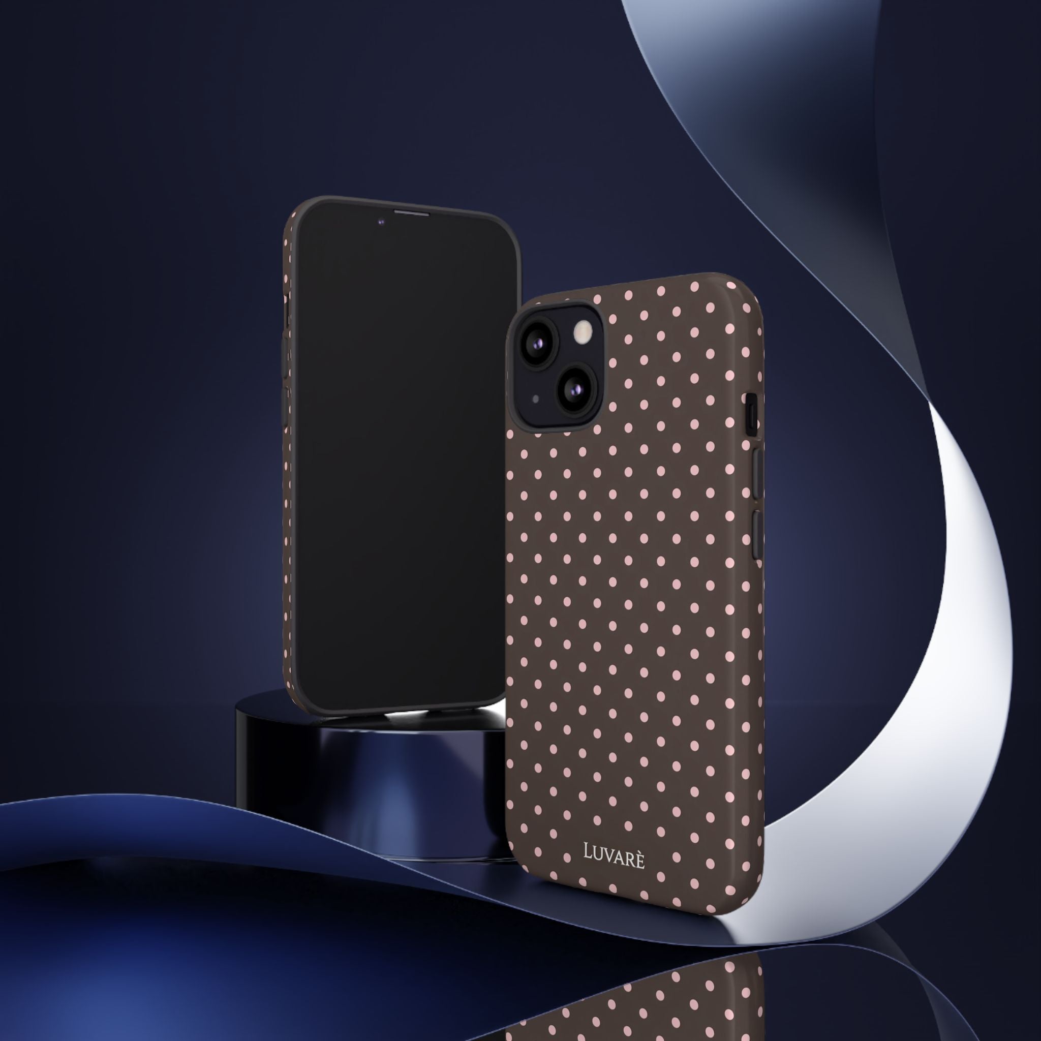 Brown Polka Dot Phone Case
