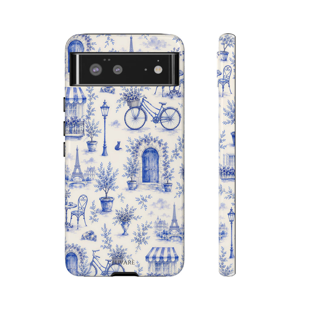Paris Blue Toile Case