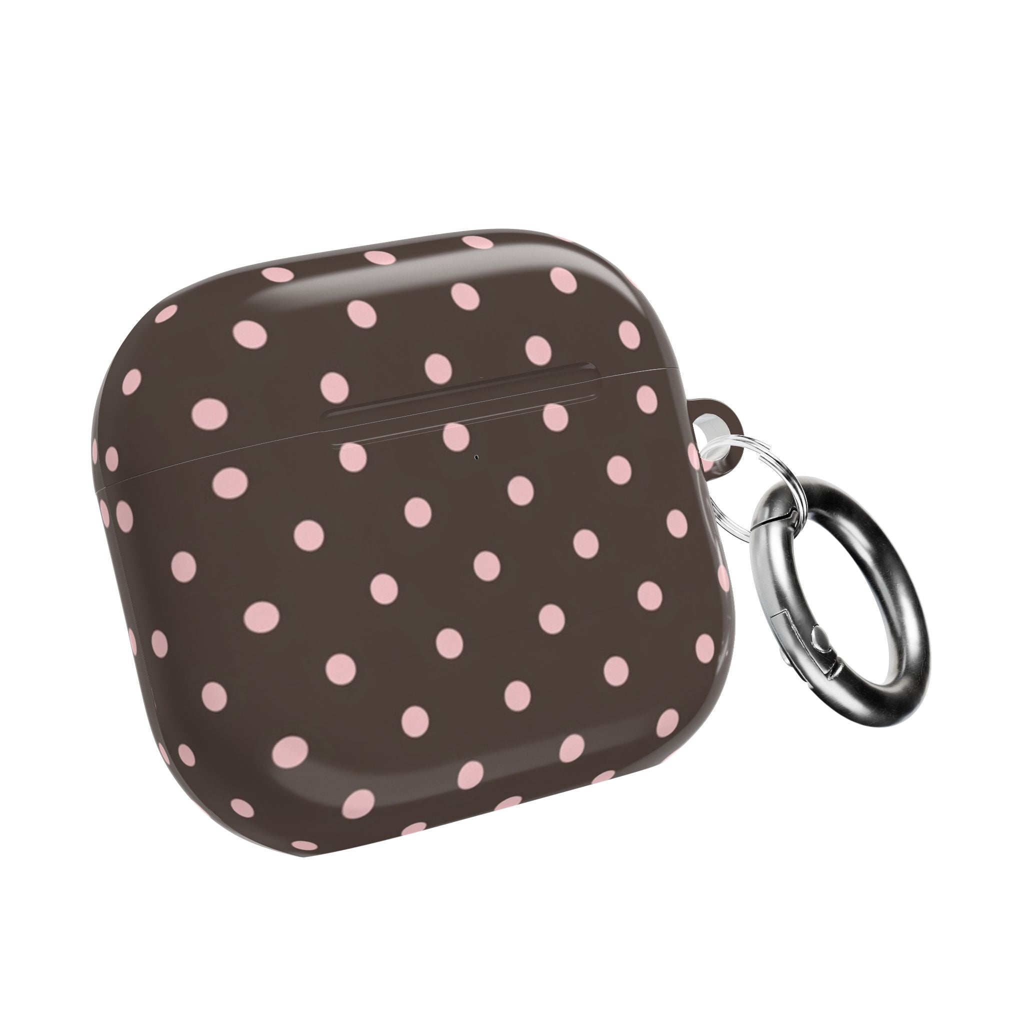 Brown Polka Dot AirPod Case