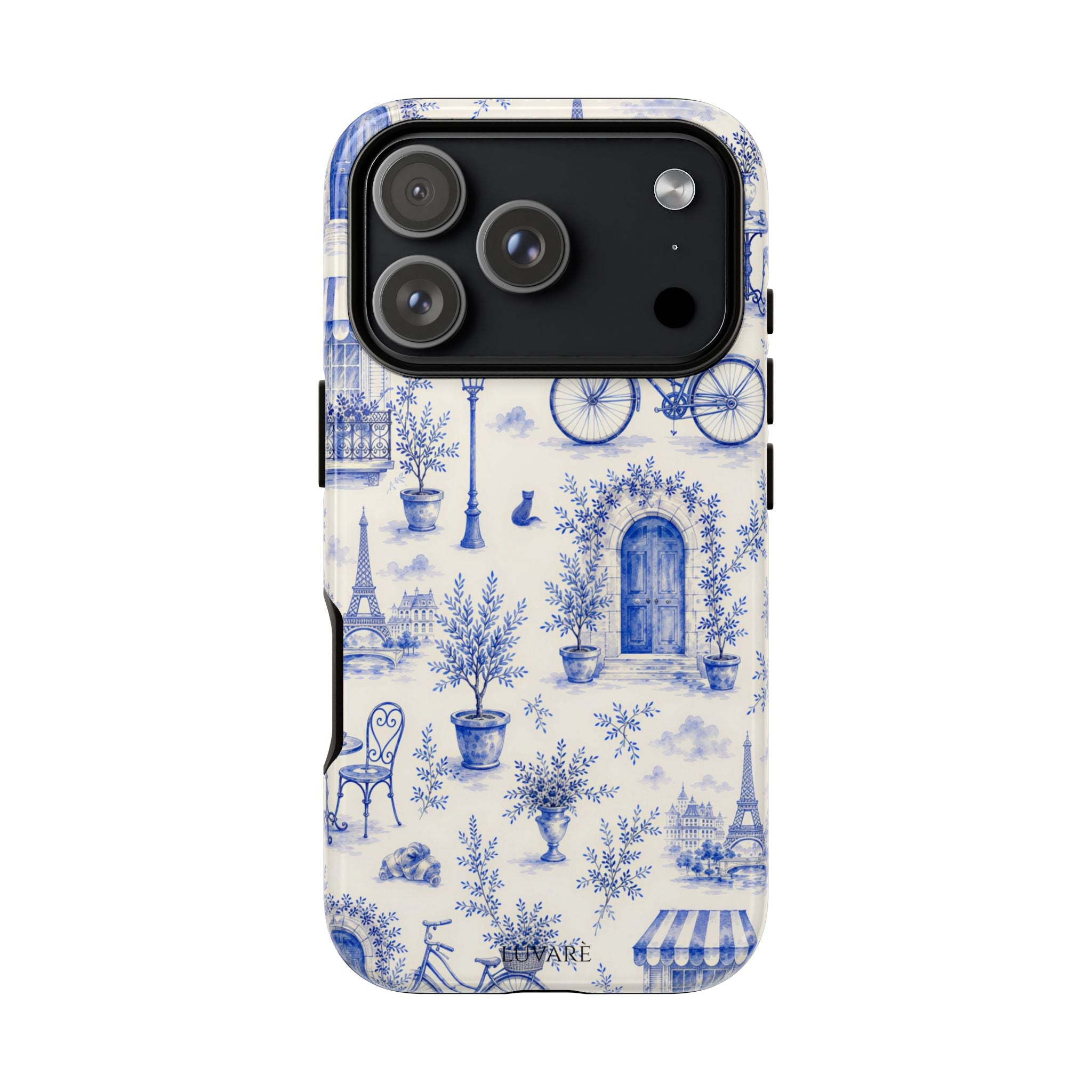 Paris Blue Toile Case