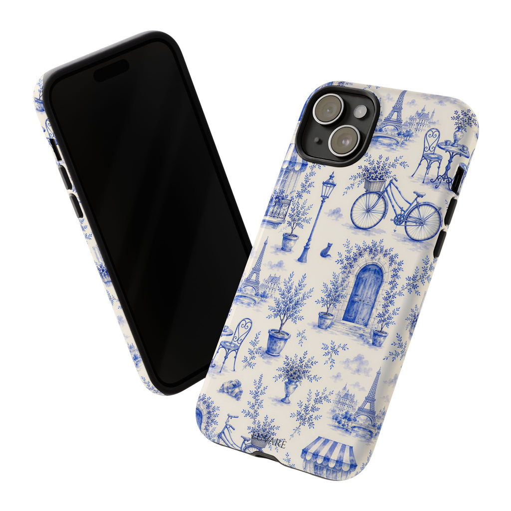 Paris Blue Toile Case