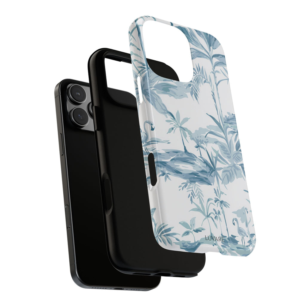 Tropical Palm Toile Case