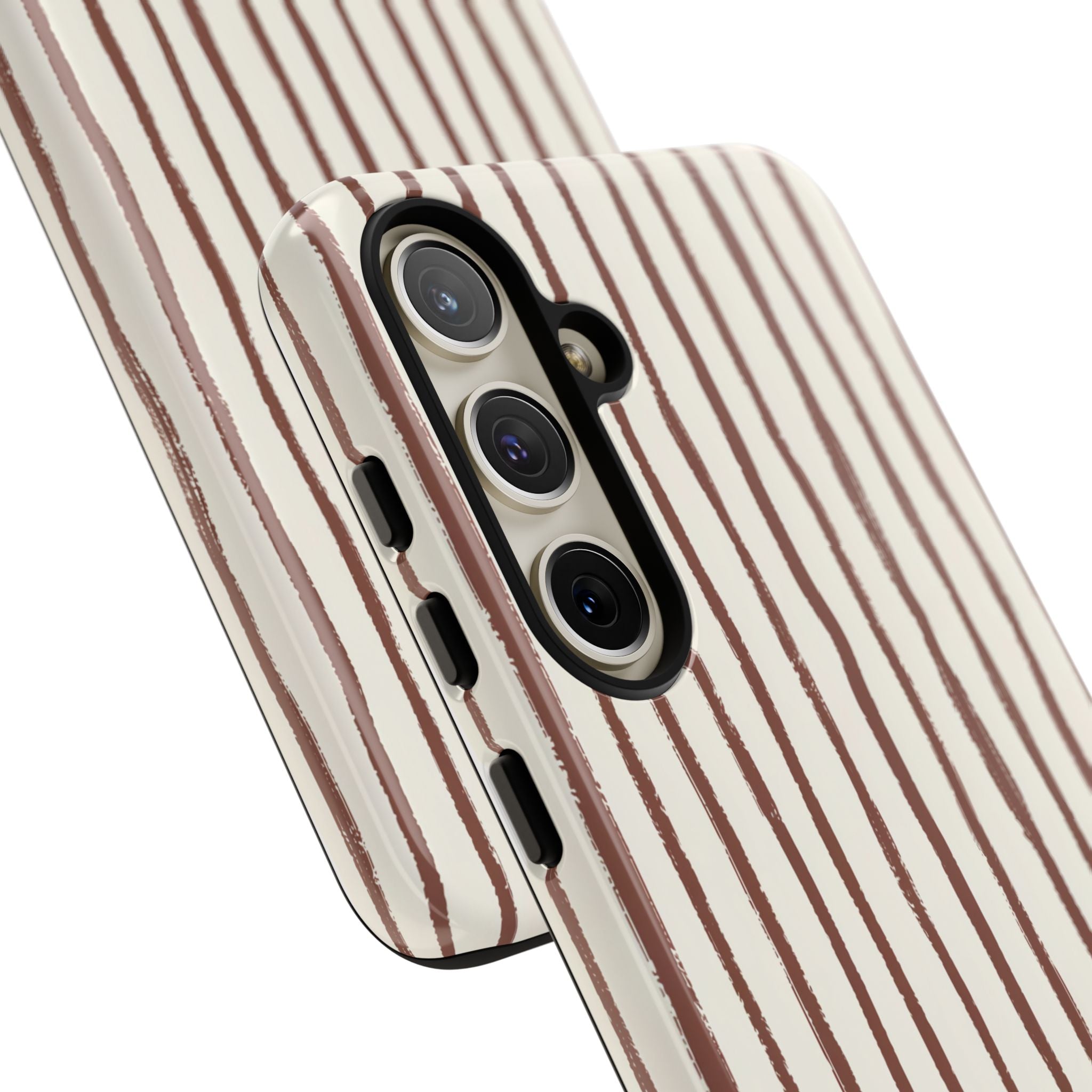 Brown Drawn Stripe Case