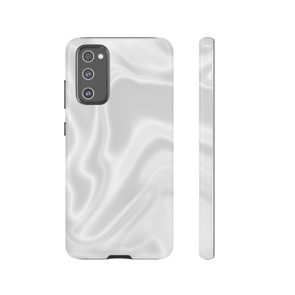 Pearl Marble Tough Phone Case — Durable Slim Impact Protection
