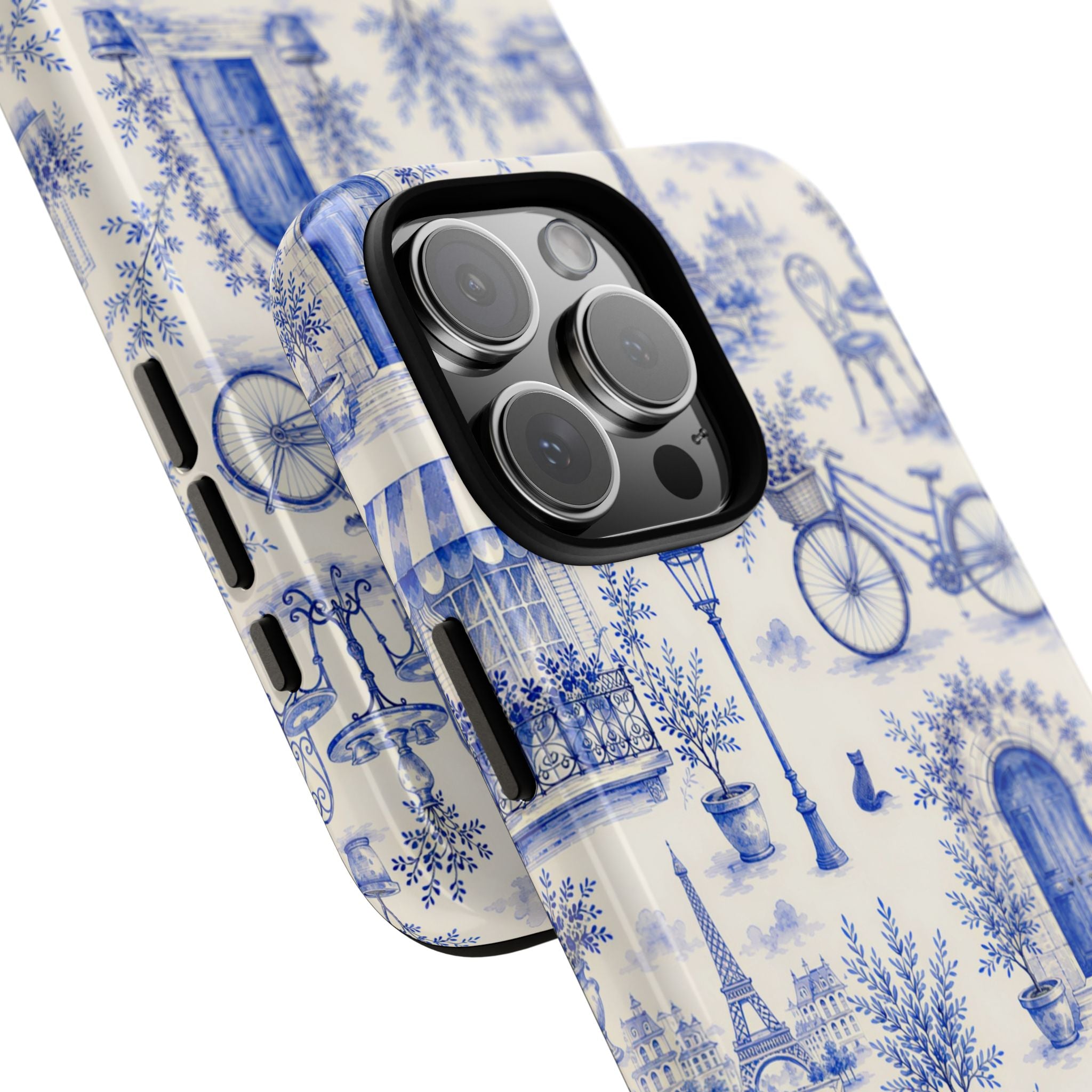Paris Blue Toile Case