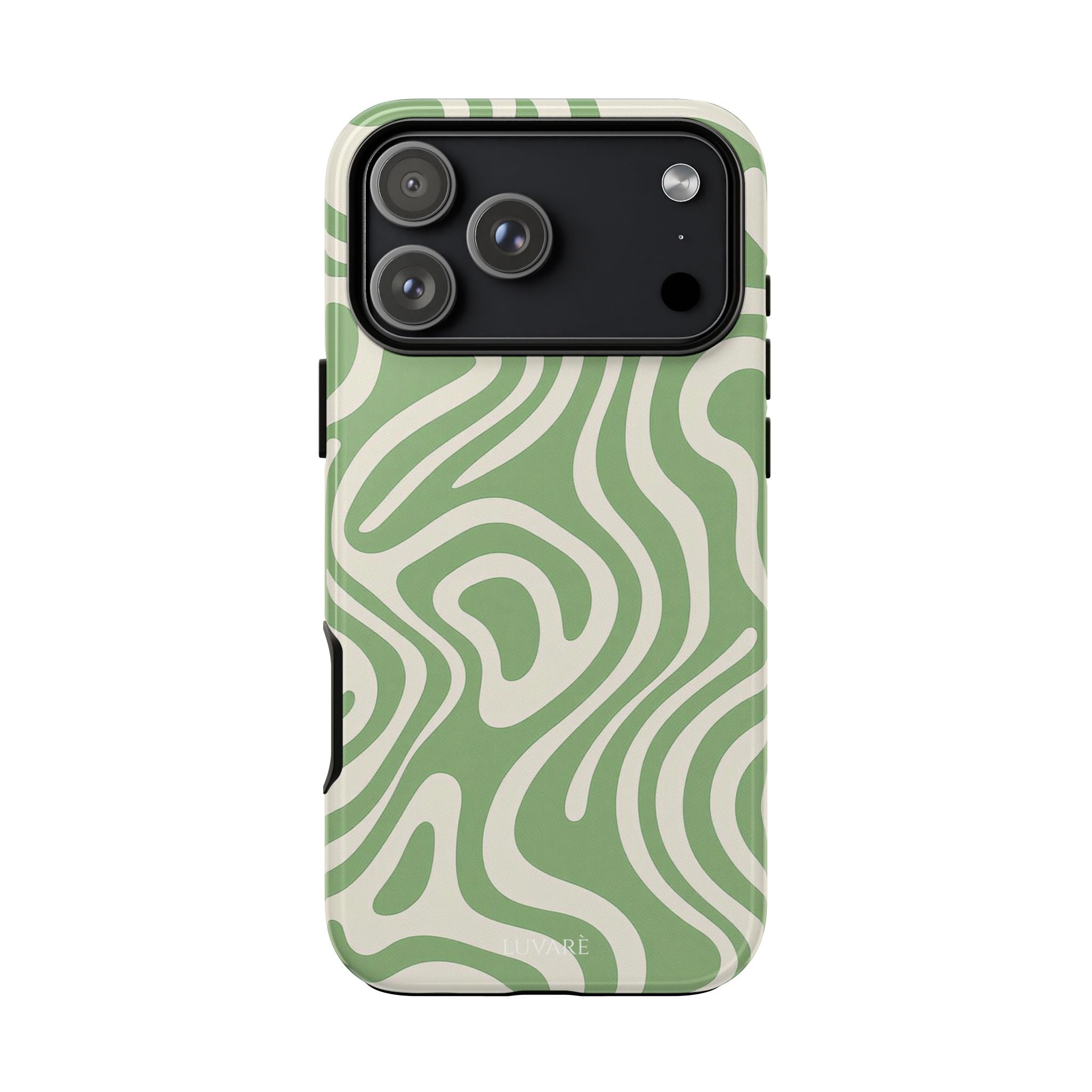 Abstract Green Swirl Phone Case