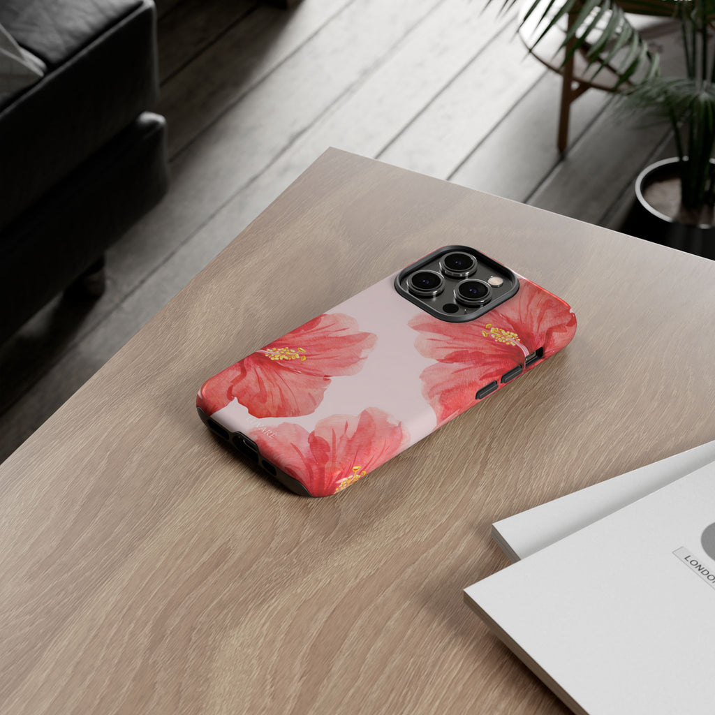 Watercolour Island Floral Hibiscus Case