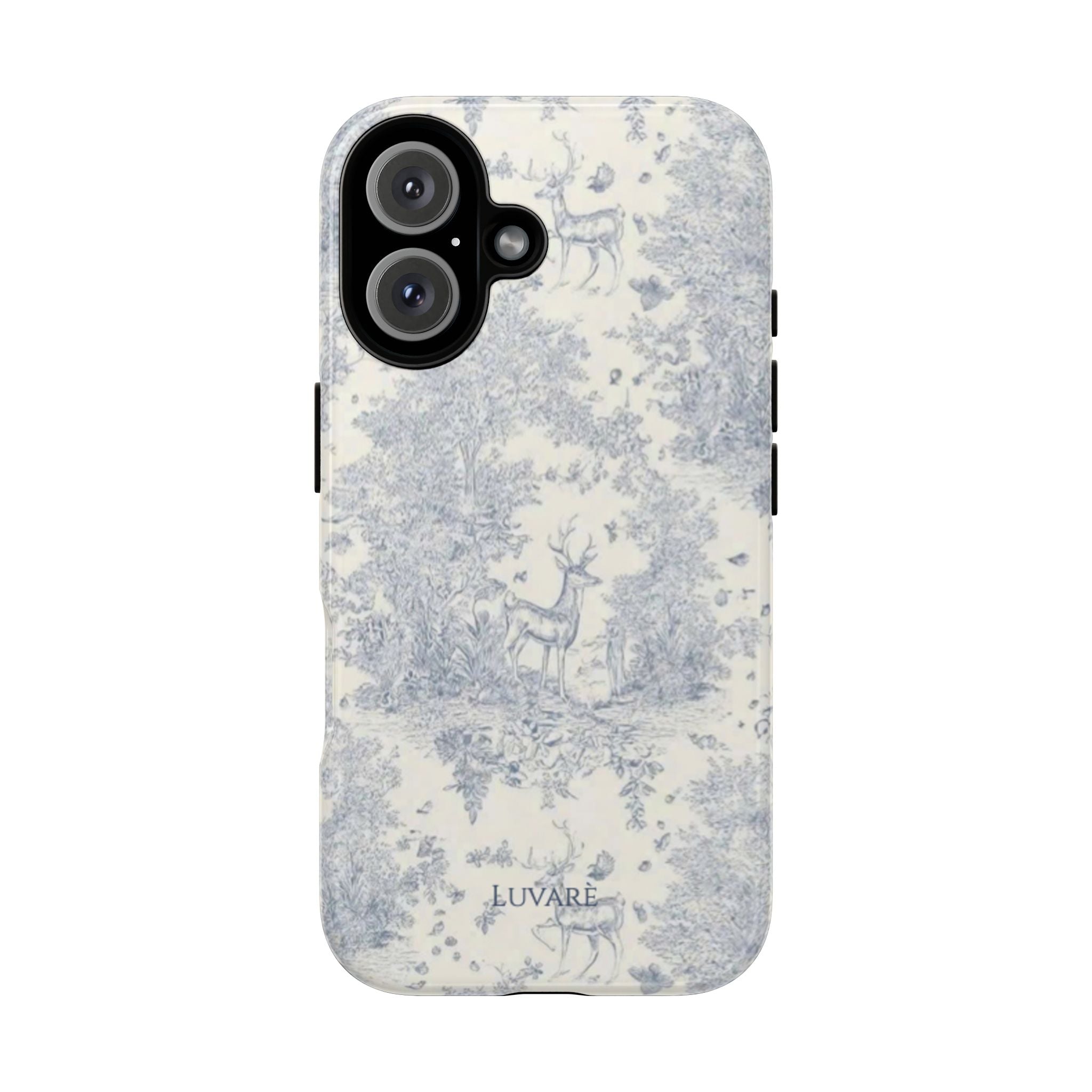 Toile Deer Phone Case — Vintage Woodland iPhone Protective Cover