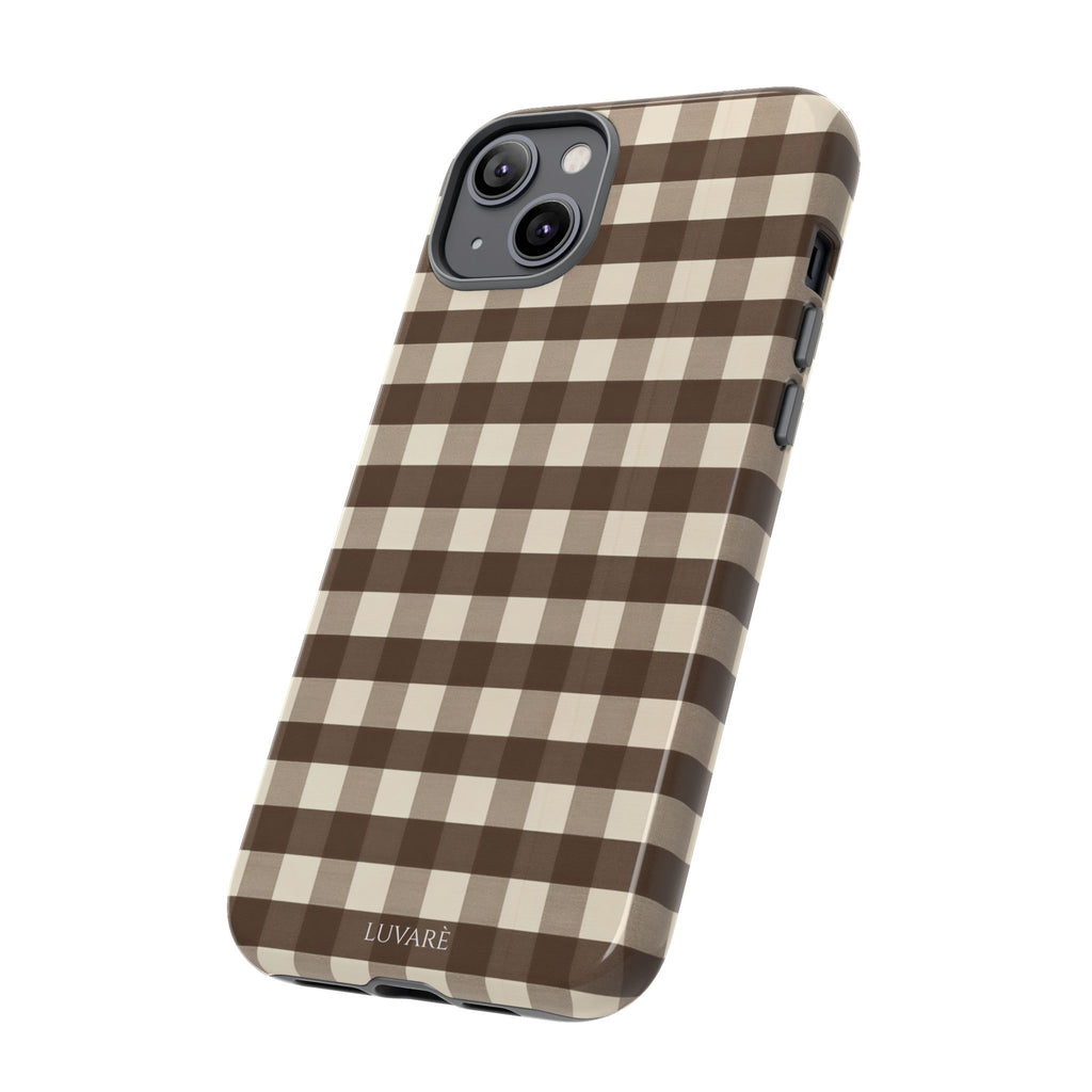 Brown Buffalo Plaid Case