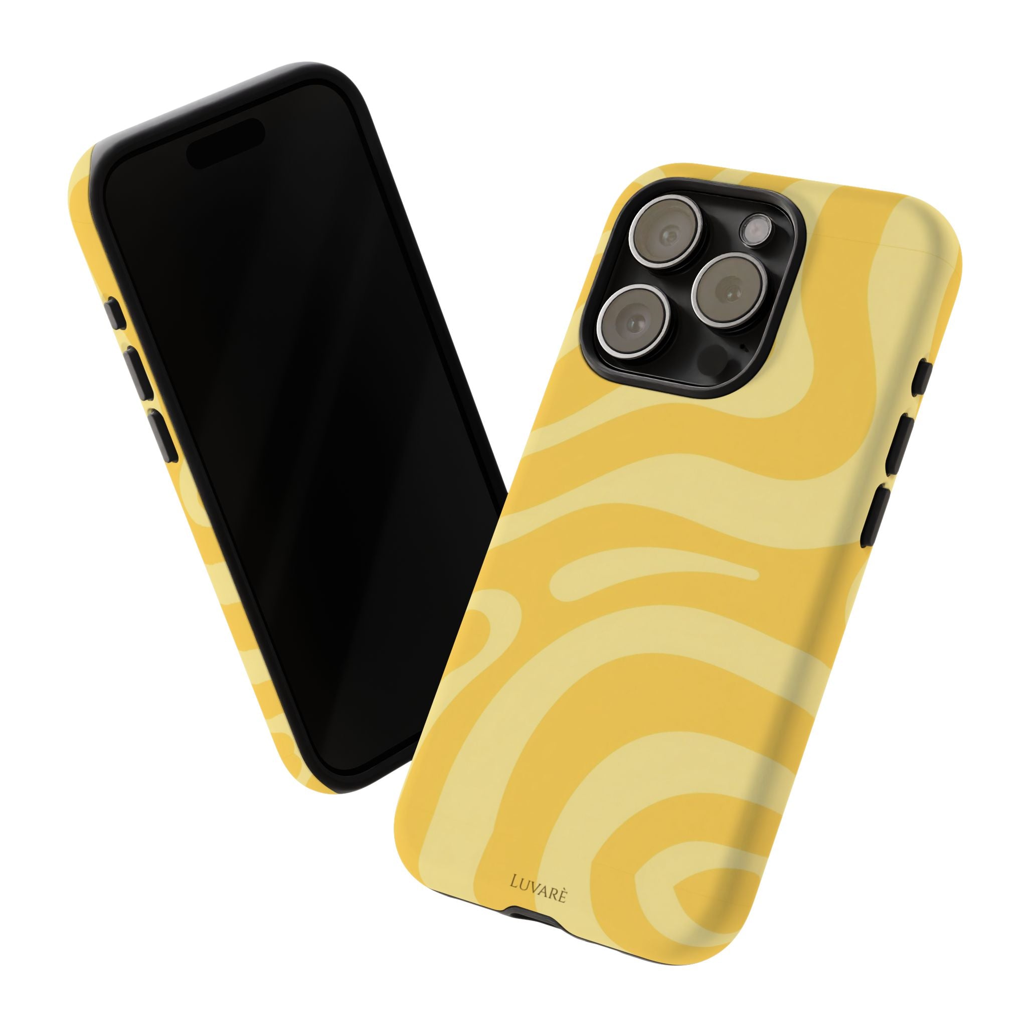 Yellow Retro Swirl Case