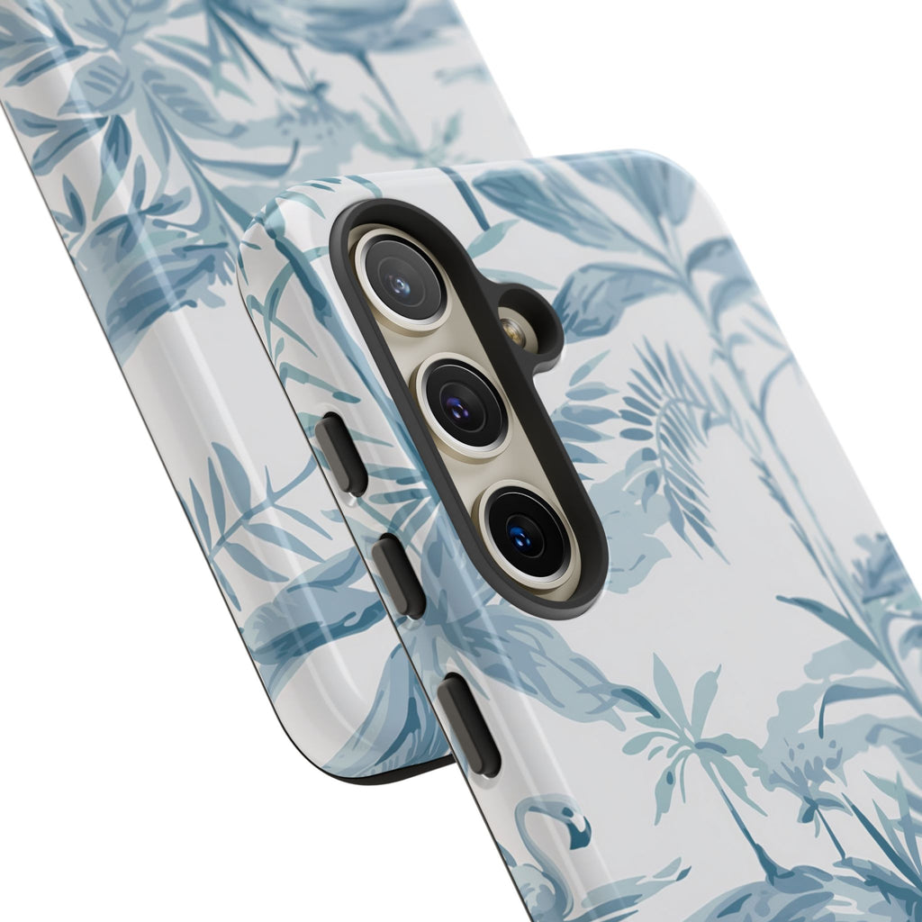 Tropical Palm Toile Case
