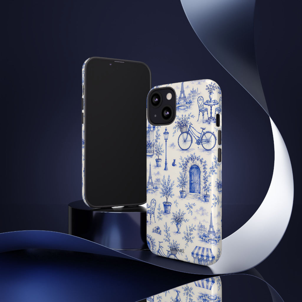 Paris Blue Toile Case