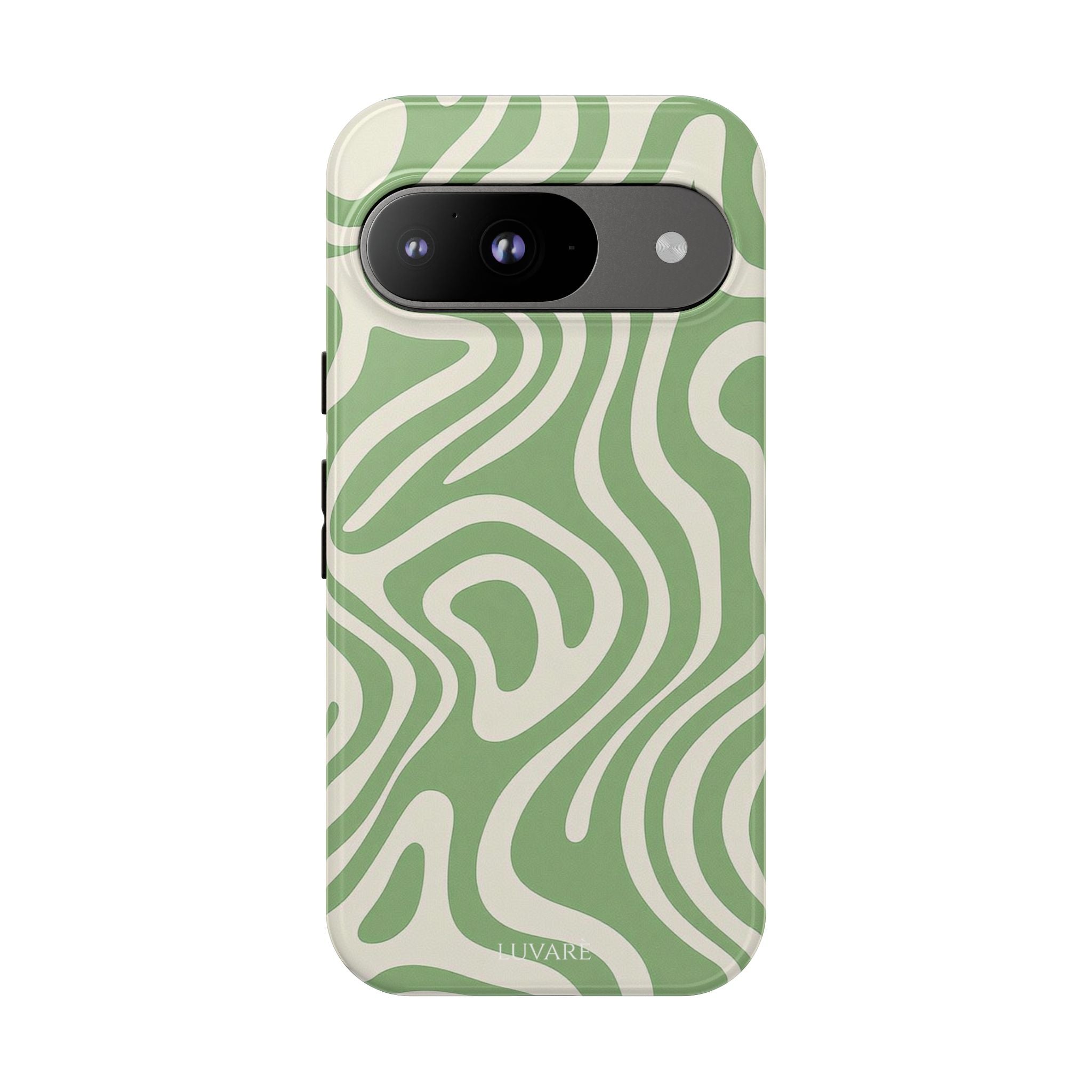 Abstract Green Swirl Phone Case