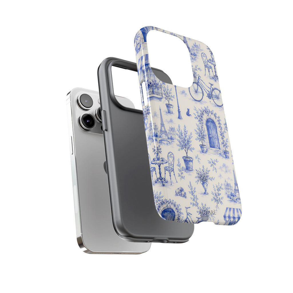 Paris Blue Toile Case