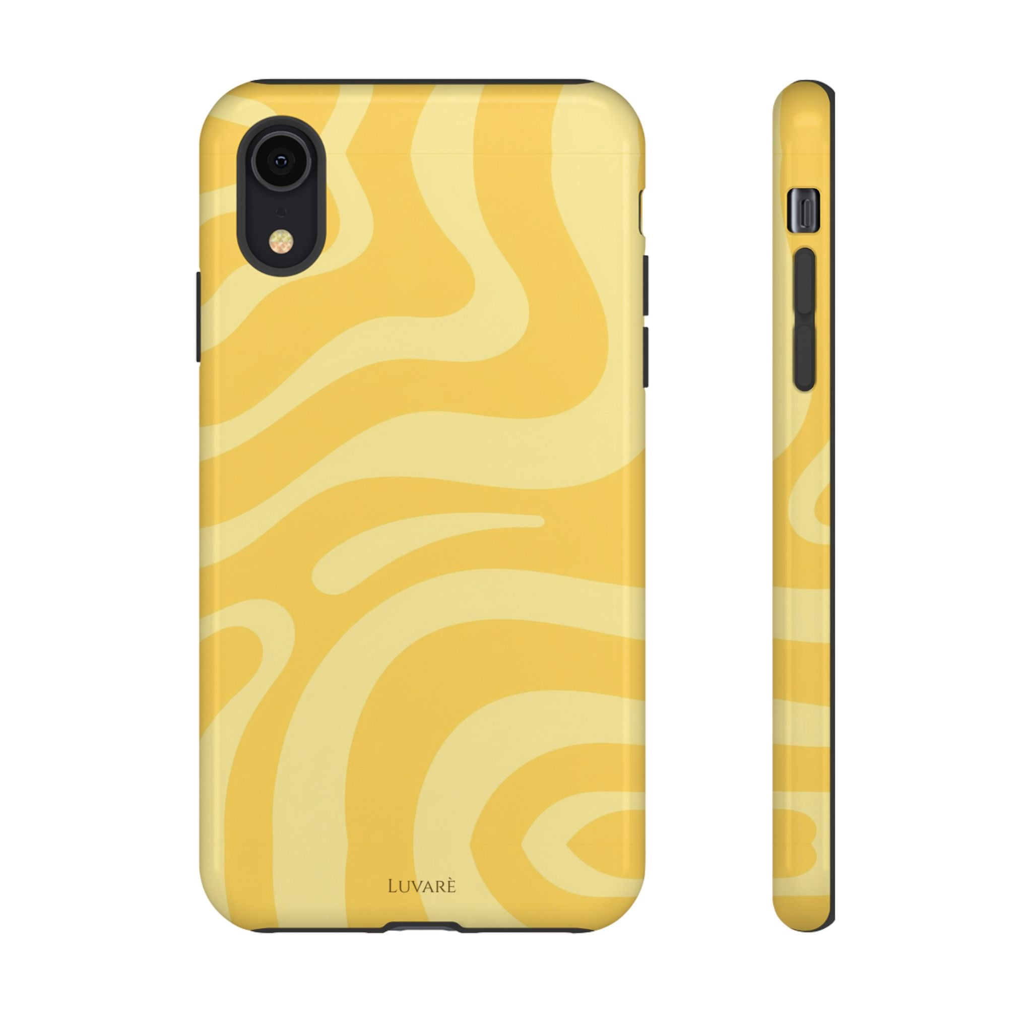 Yellow Retro Swirl Case