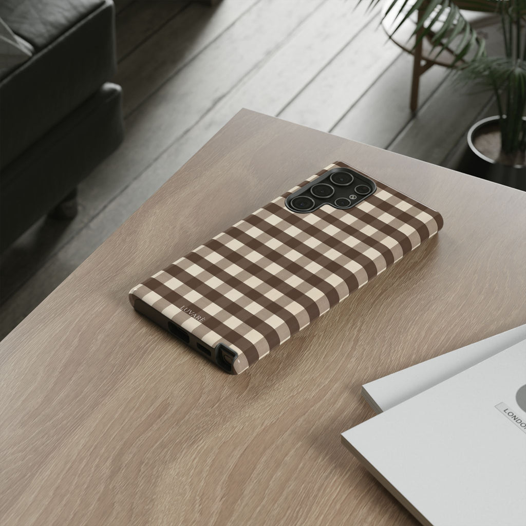 Brown Buffalo Plaid Case