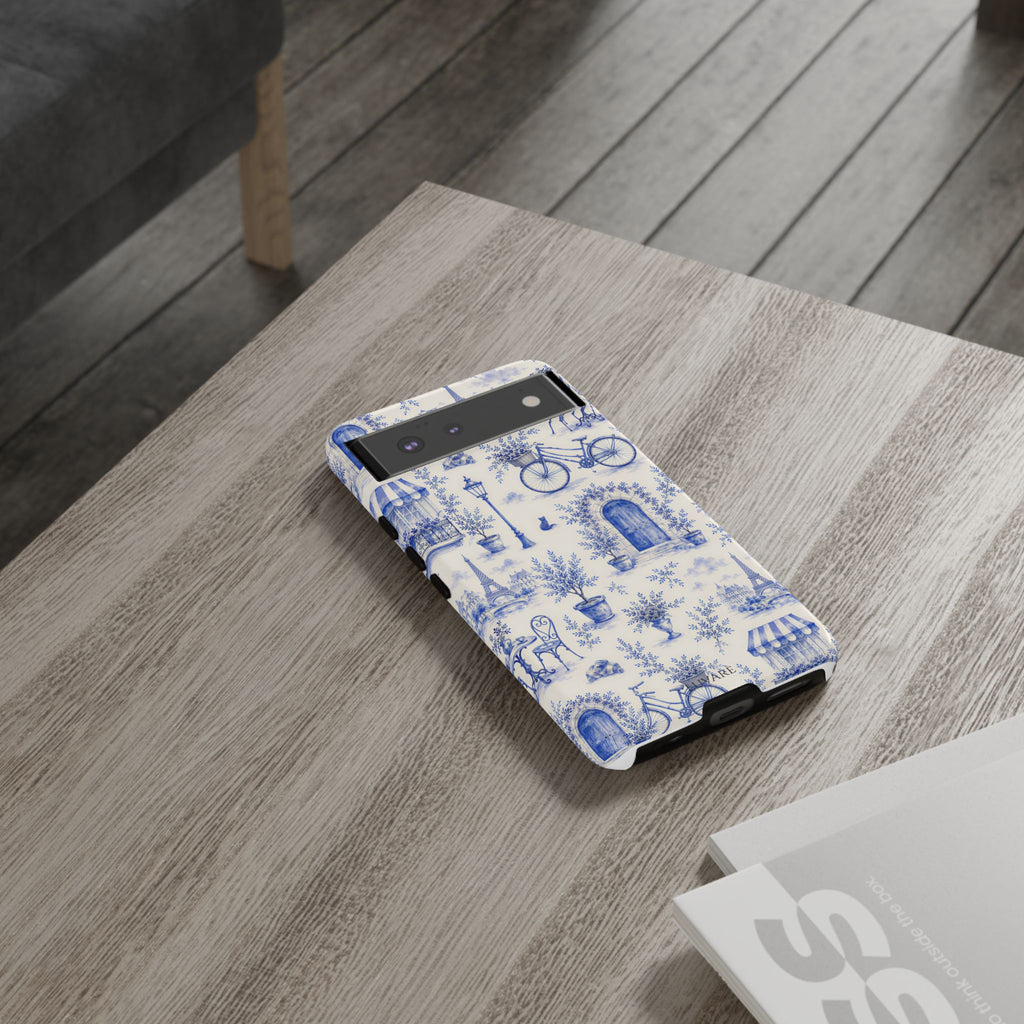 Paris Blue Toile Case