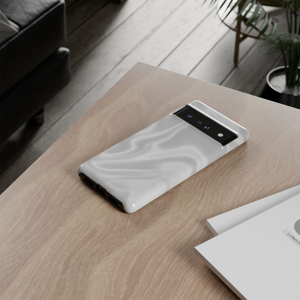 Pearl Marble Tough Phone Case — Durable Slim Impact Protection