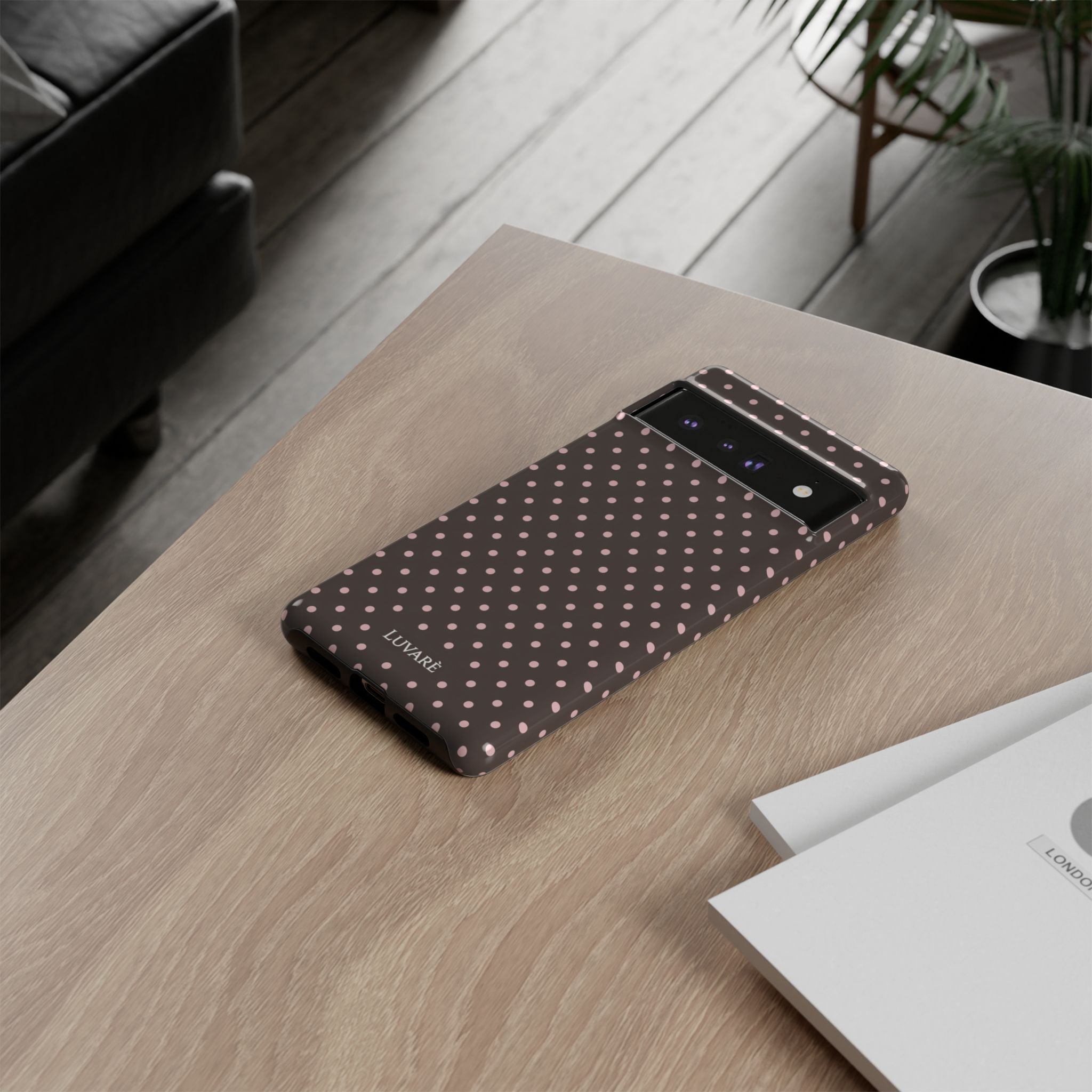 Brown Polka Dot Phone Case