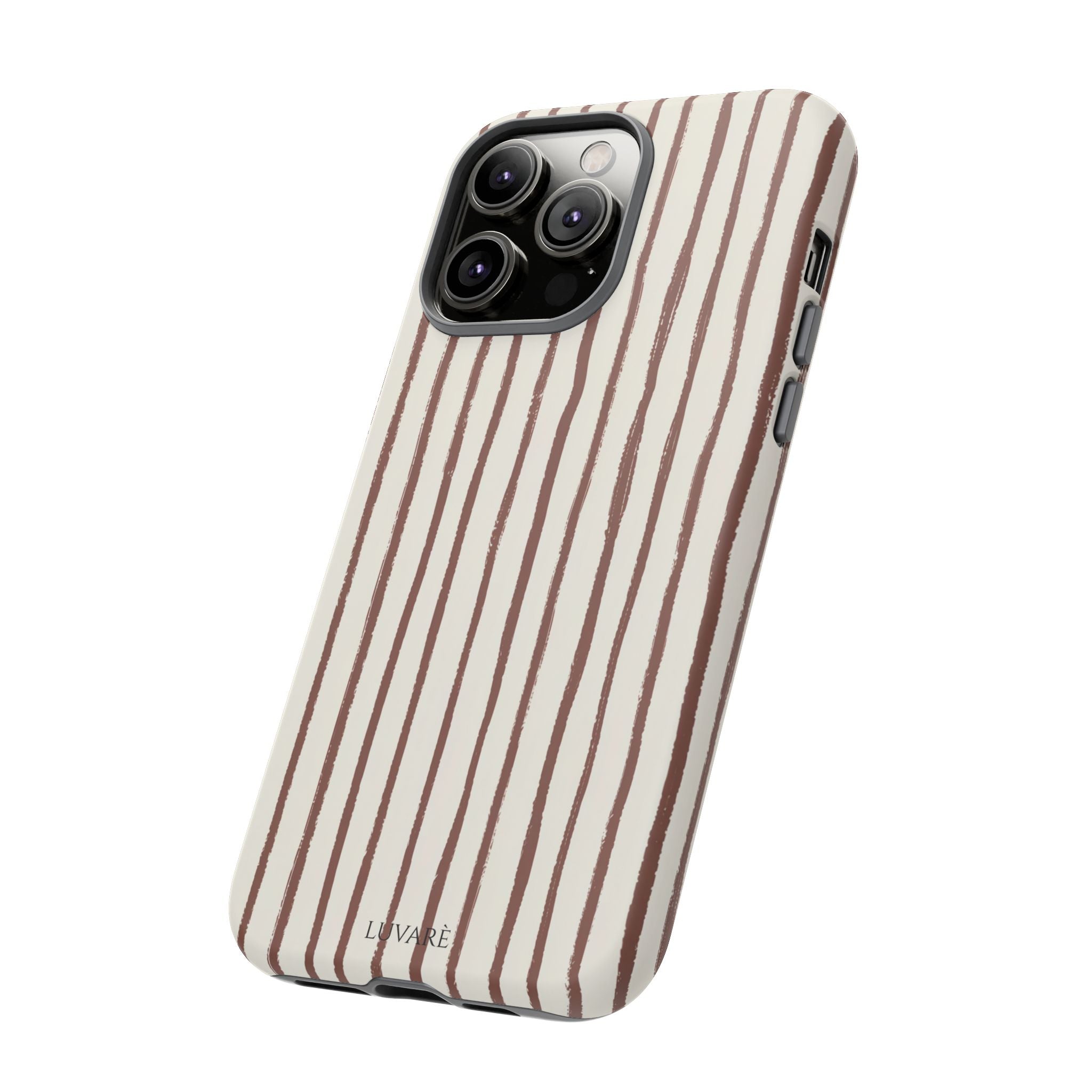 Brown Drawn Stripe Case