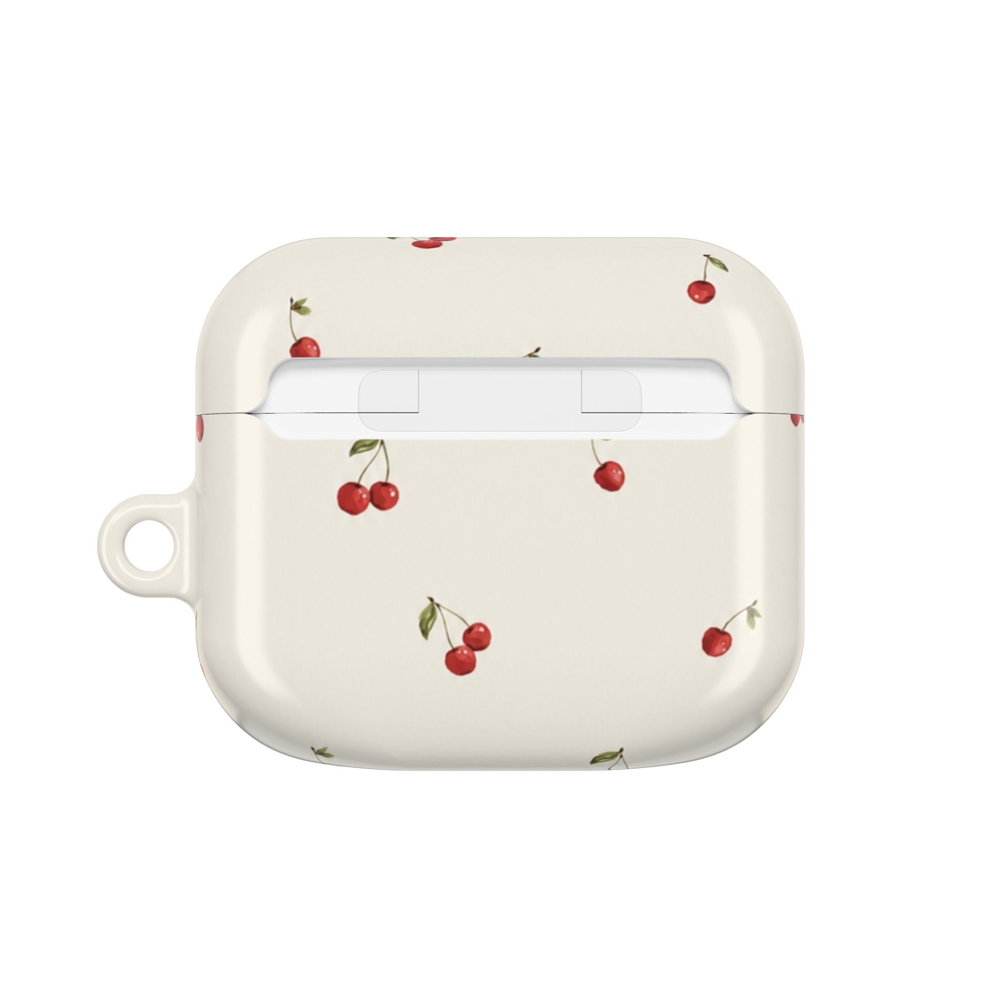 Cherry Pattern AirPod Case — Cute Retro Fruit Protective Cover