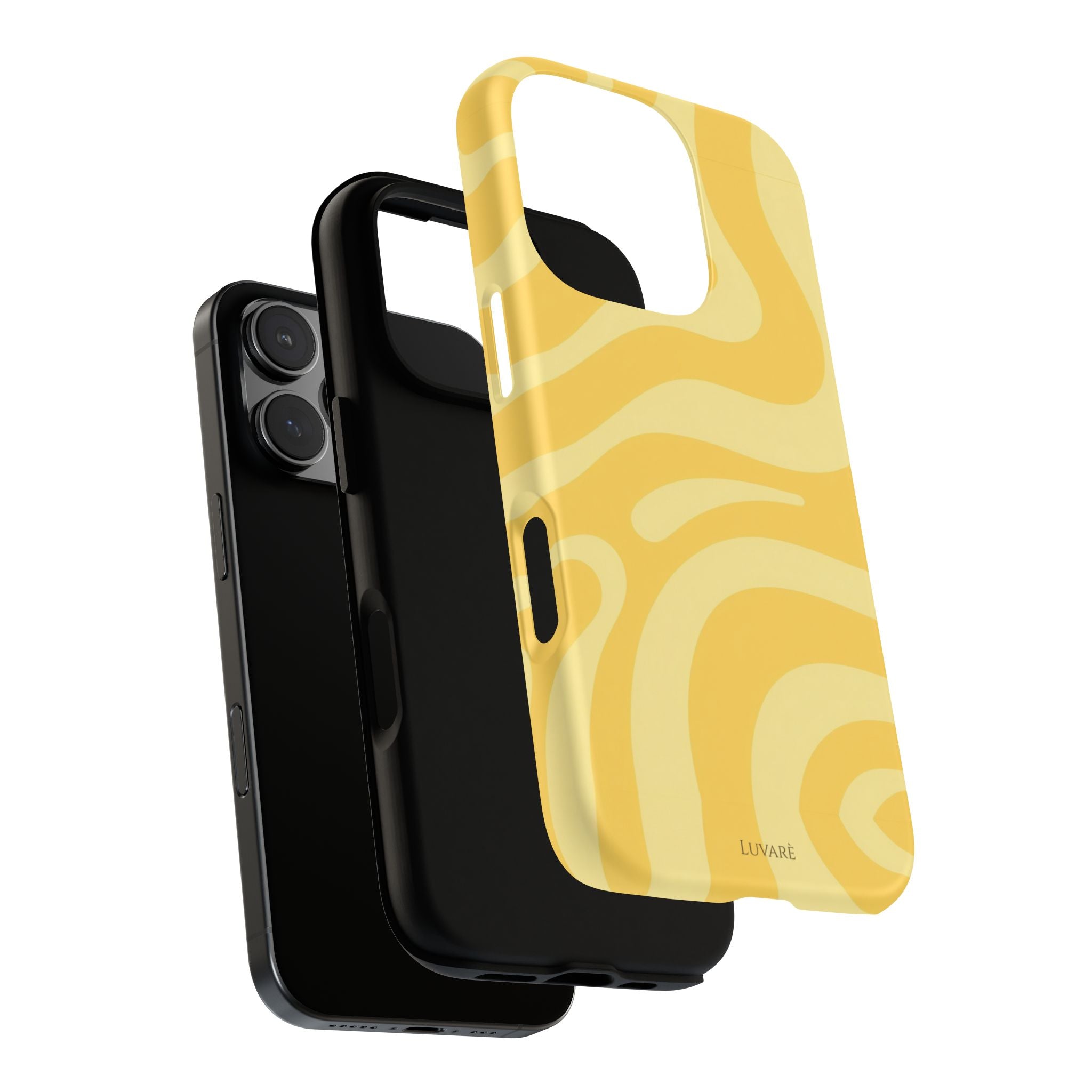 Yellow Retro Swirl Case