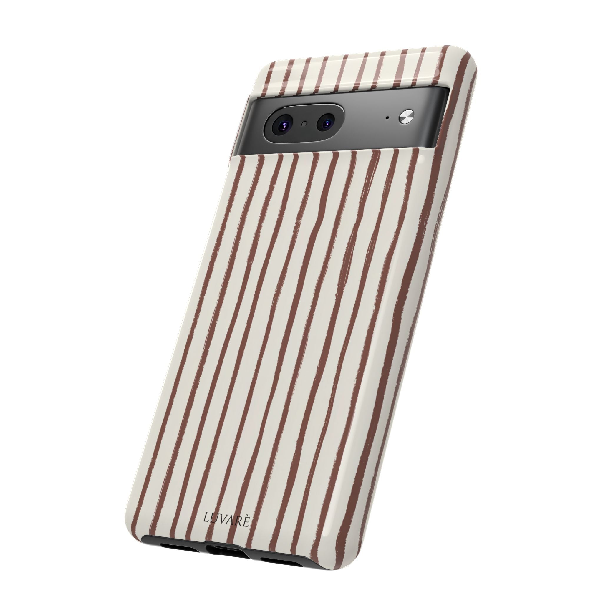 Brown Drawn Stripe Case